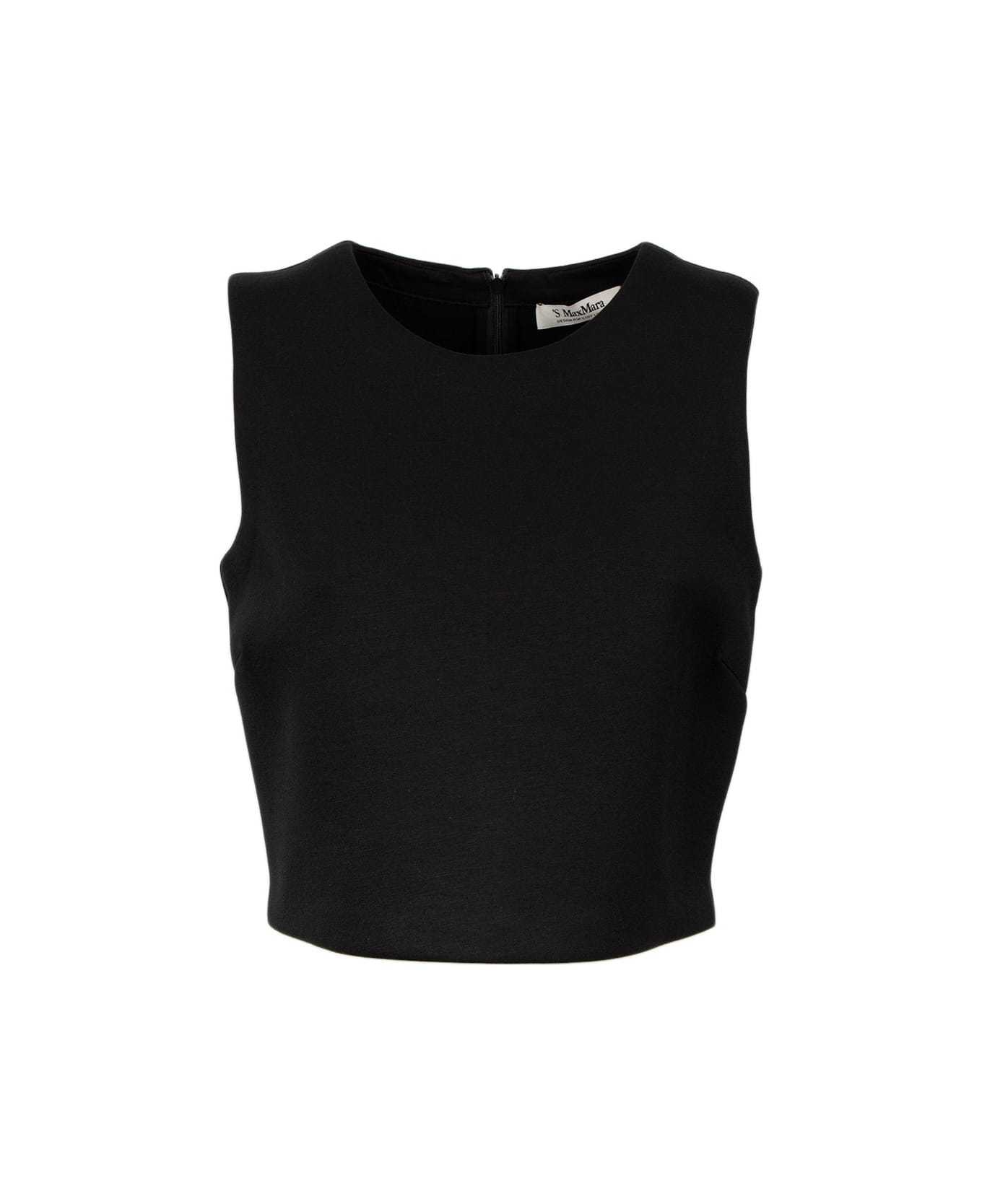 Max Mara Dazzy Sleeveless Tank Top - BLACK タンクトップ