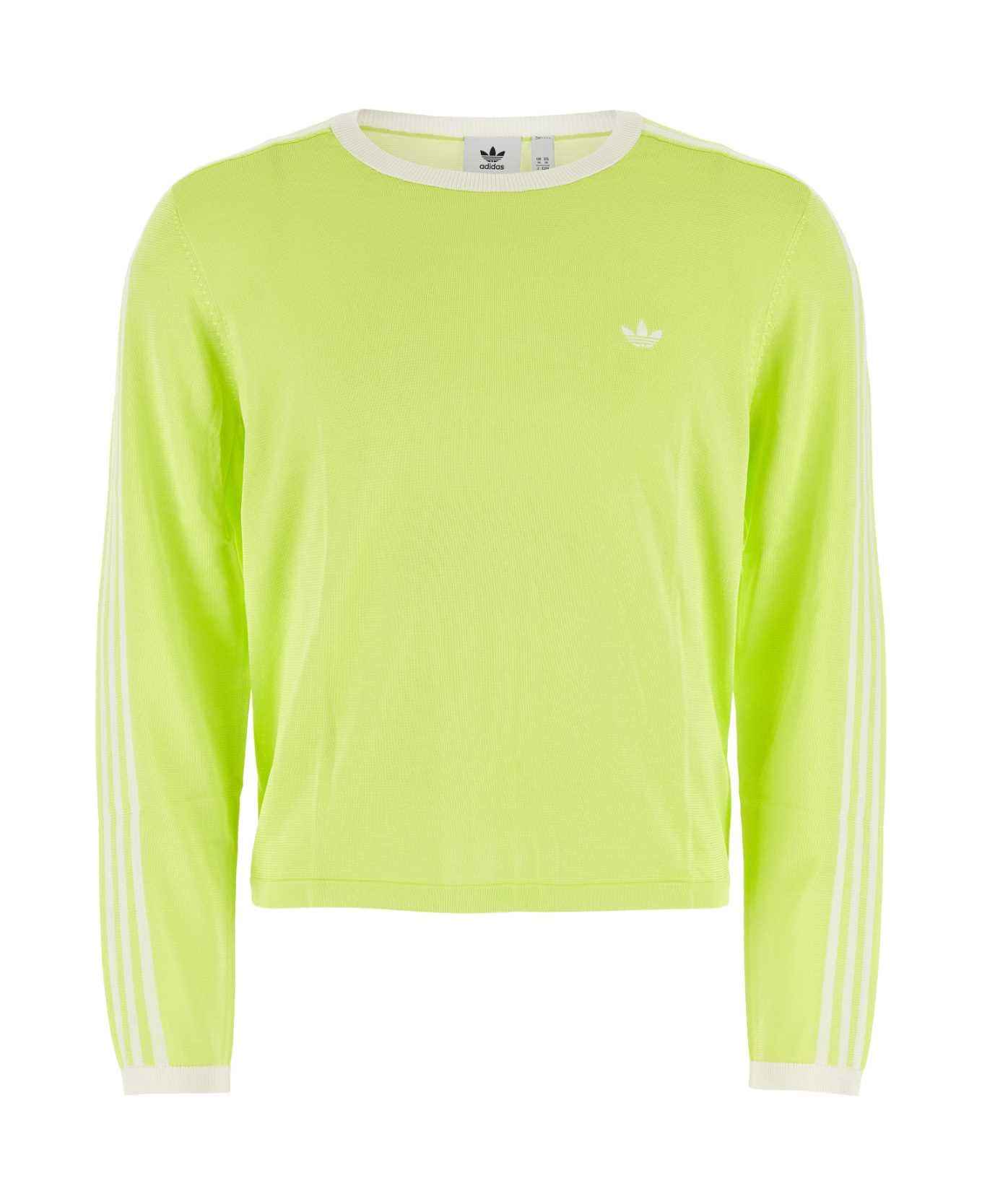 Adidas Fluo Yellow Tech Fabric Wales Bonner X Adidas T-shirt - SEMIFRYELCHAW