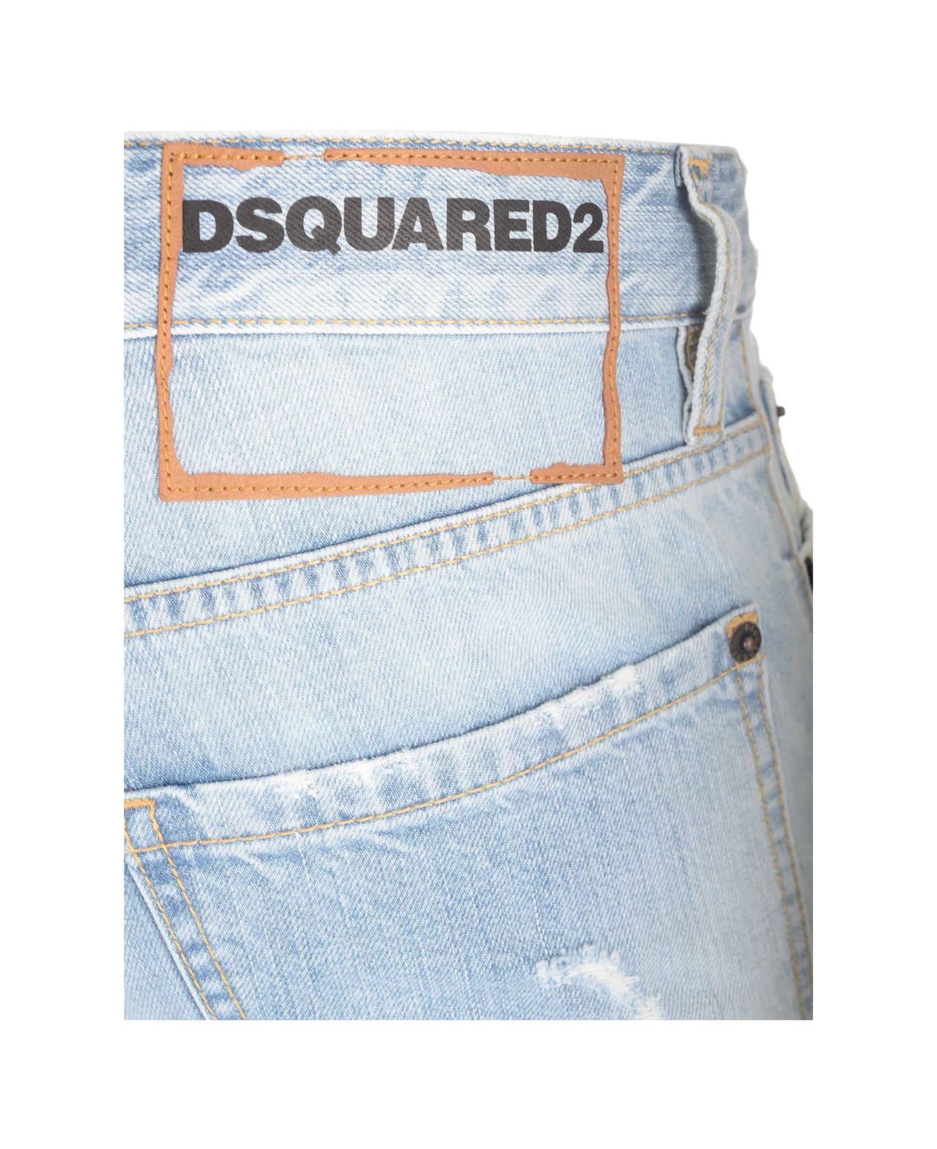 Dsquared2 Stretch Cotton Jeans - Denim