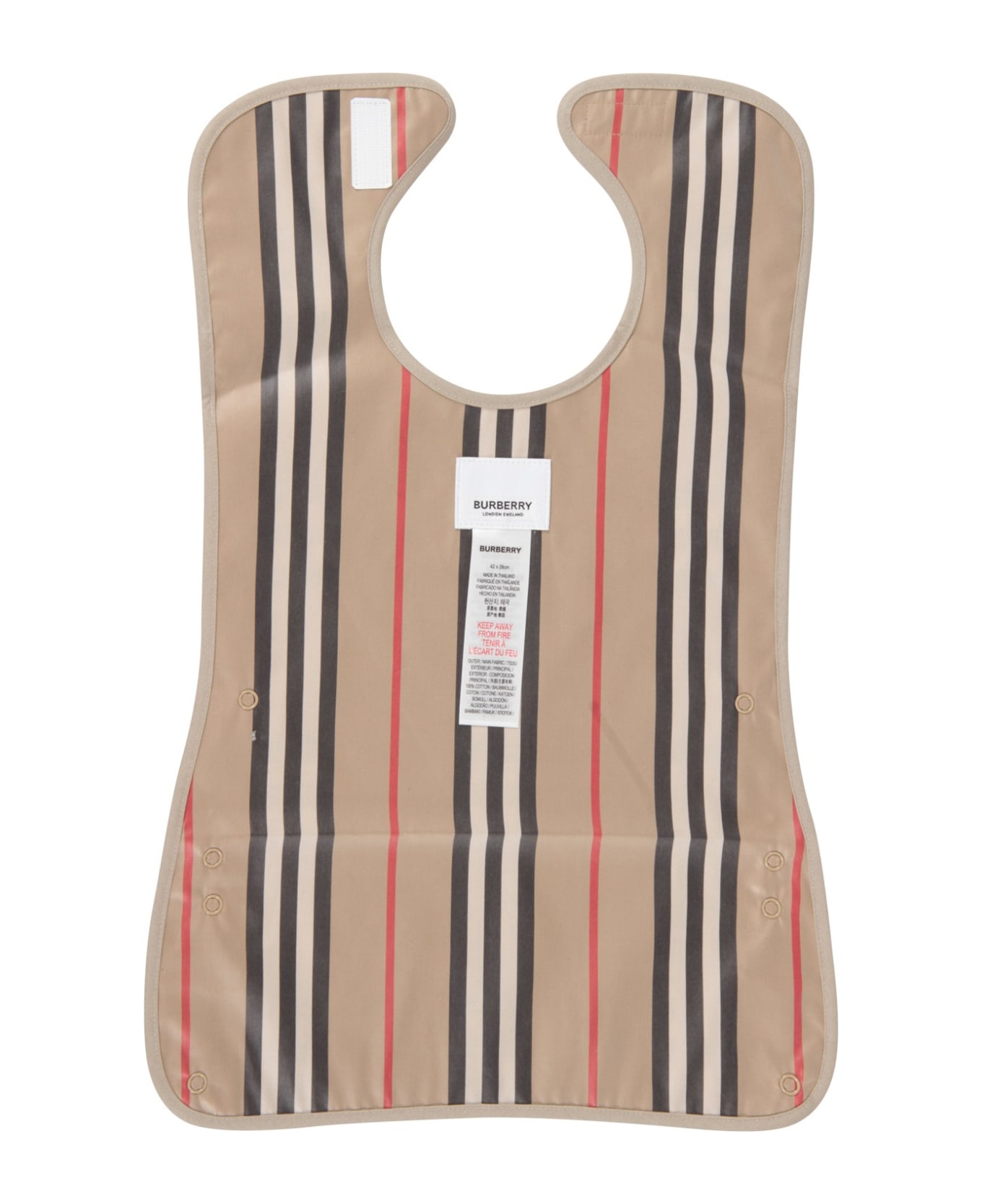 Burberry Beige Bib For Baby Kid | italist