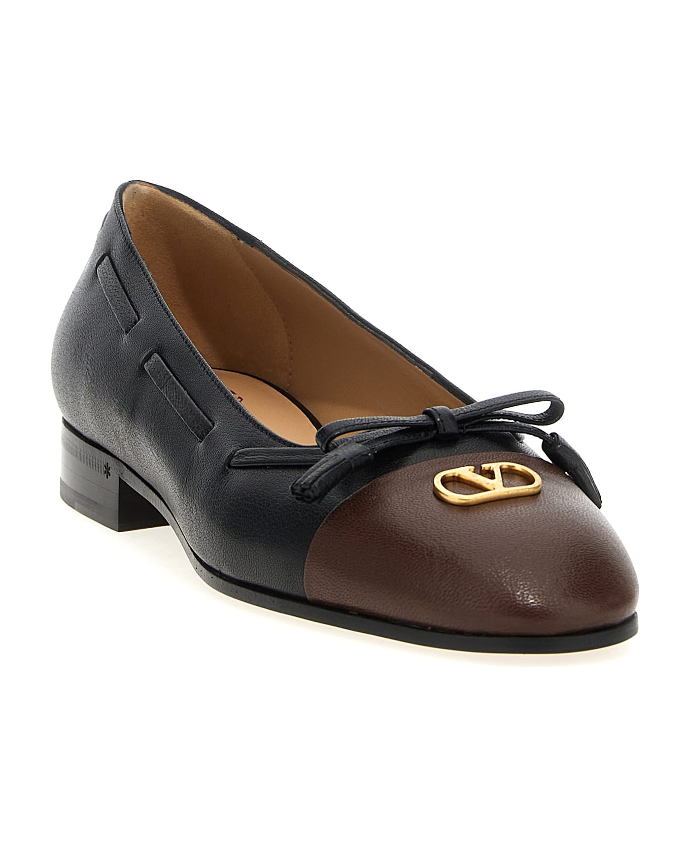 Valentino Garavani 'valet Du Roi' Ballet Flats - BLACK