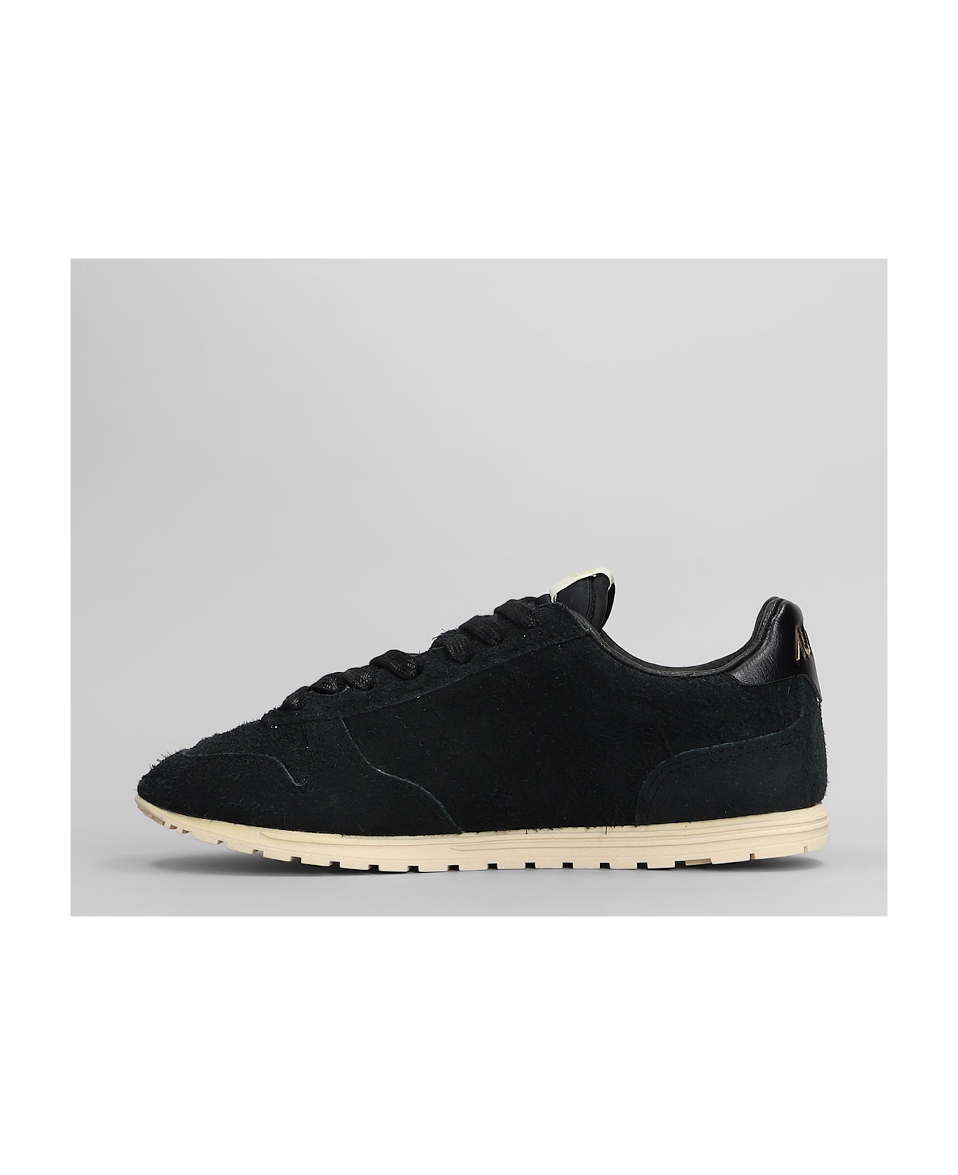Autry Windspin Sneakers In Black Suede - black