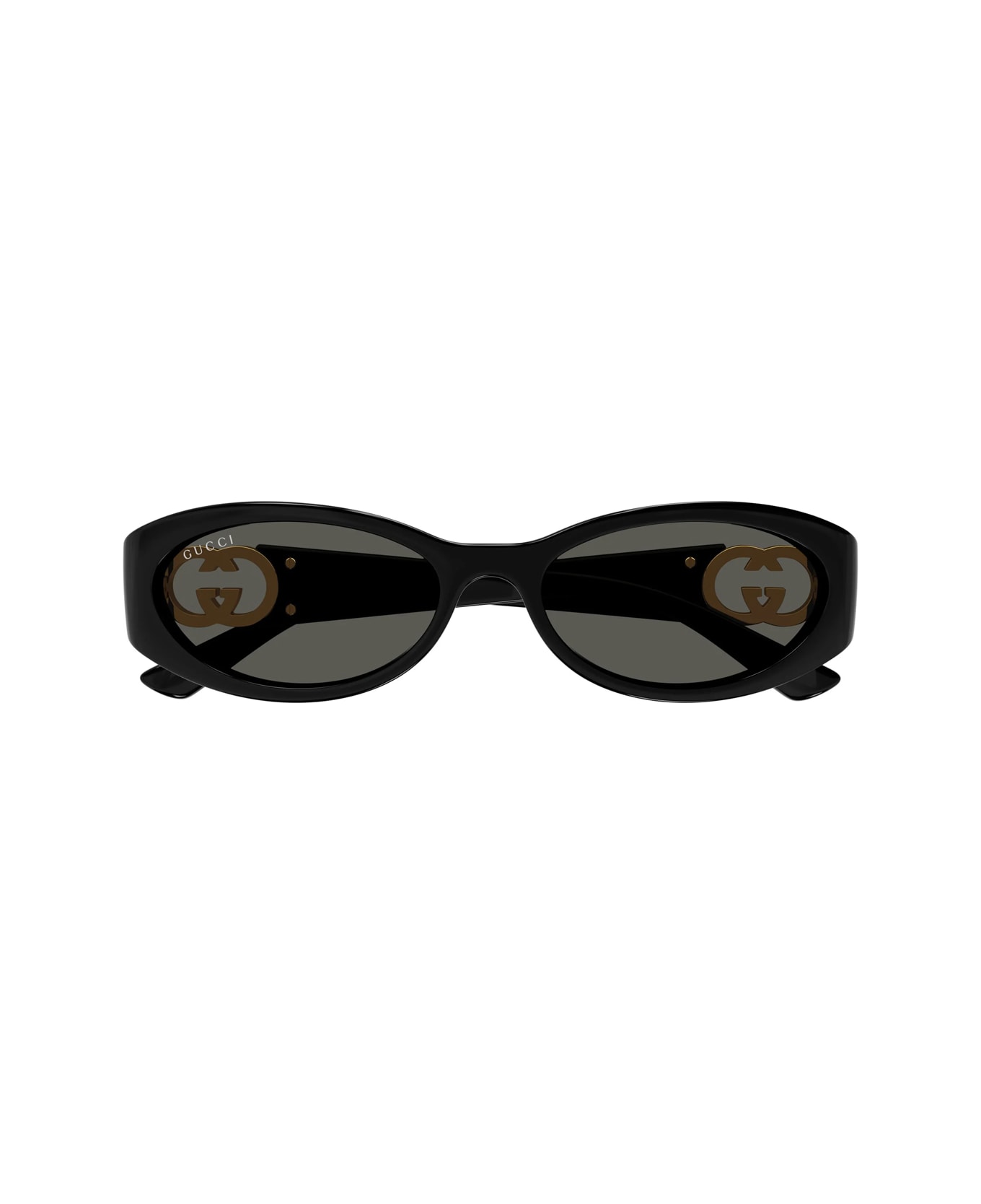 Gucci Eyewear Gg1660s Linea Gucci Lido 001 Black Grey Sunglasses - Nero