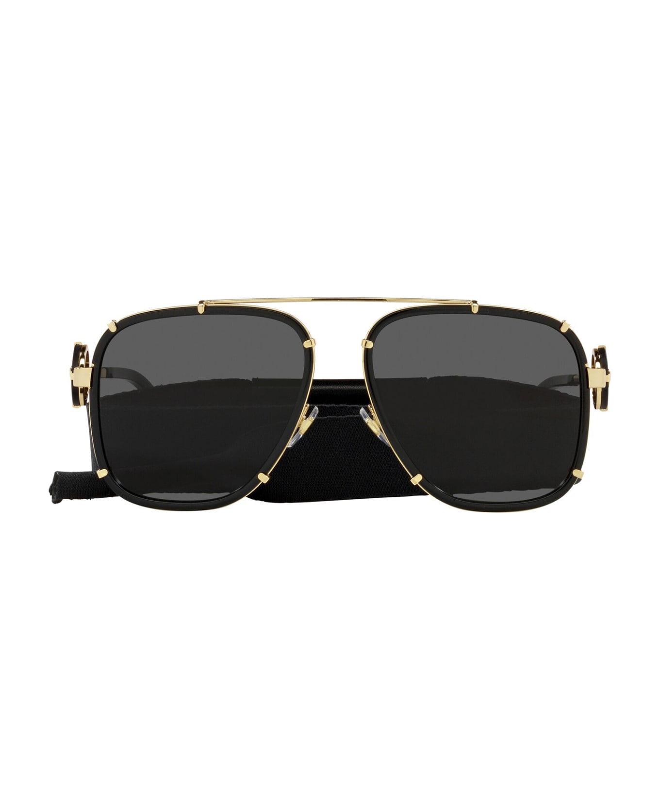 Versace Eyewear Ve2233 Black Sunglasses - Black