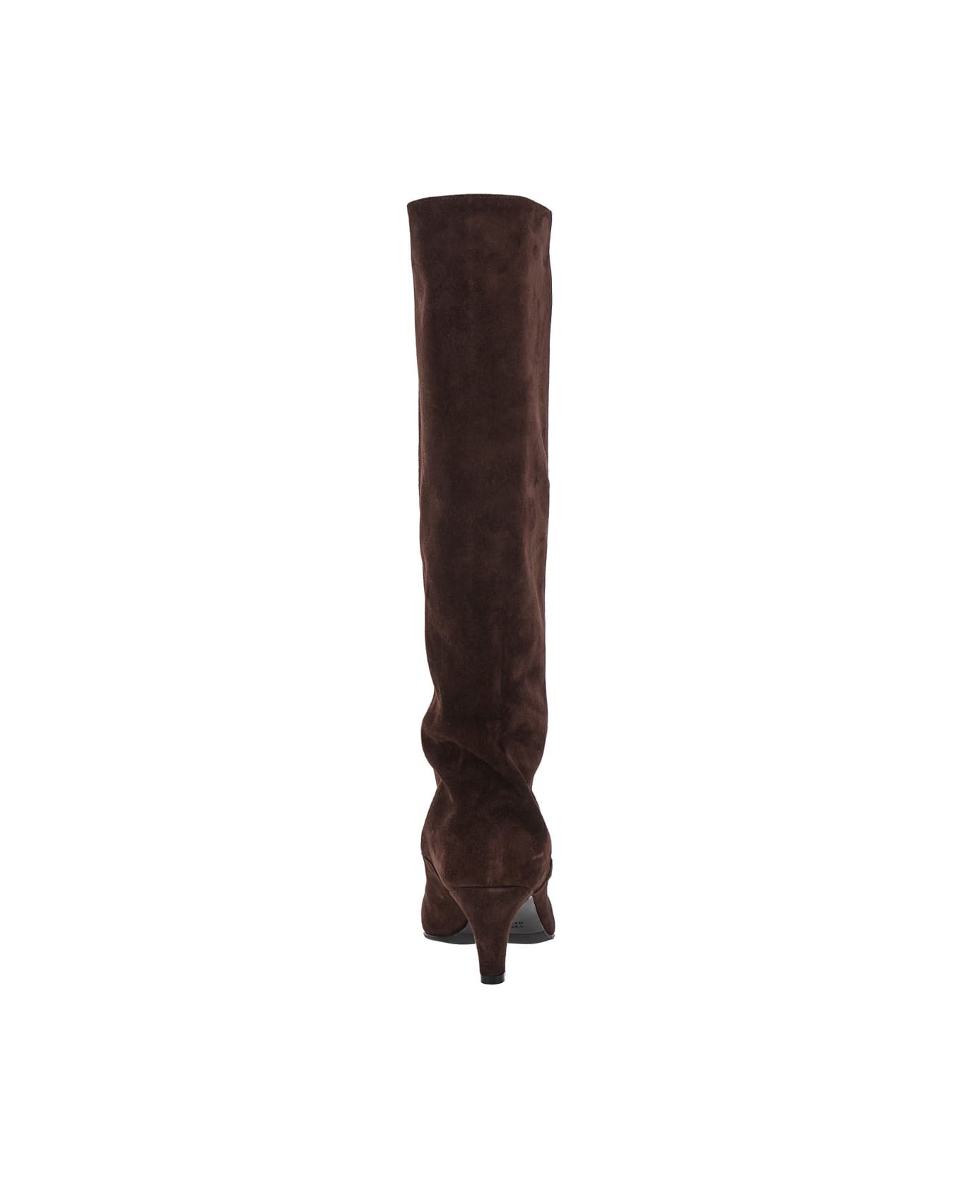 Strategia 
joelle
 Brown Boots With Pointed Design And Low Heel In Suede Woman - Brown