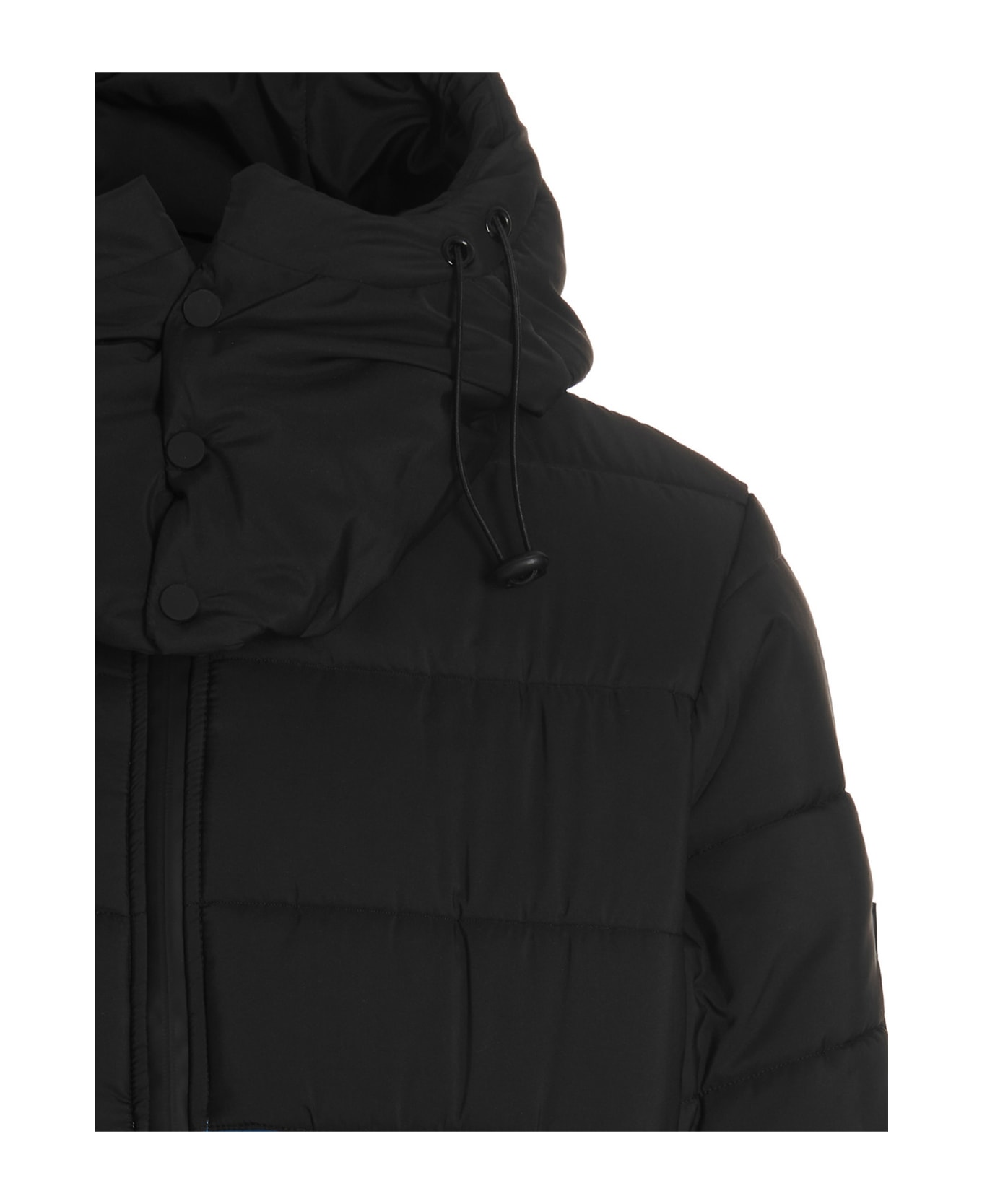 Mauna Kea Color Block Puffer Jacket - Black  