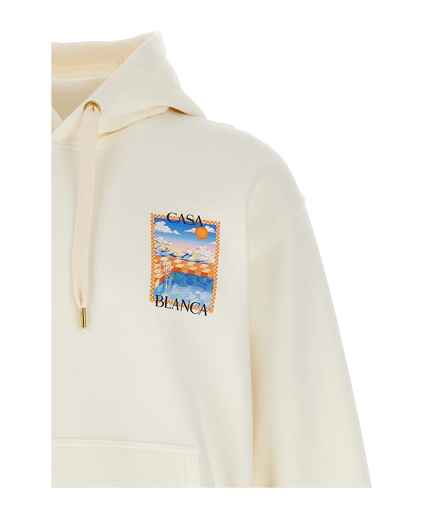 Casablanca 
the Surreal Pool
 Hoodie - White