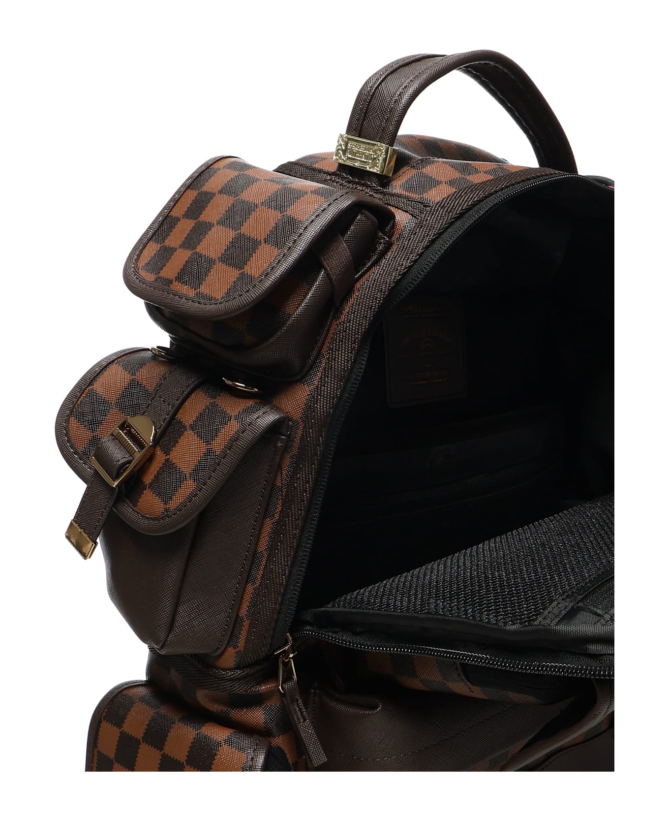 Sprayground Spec Ops Pixel Emboss Backpack - Brown