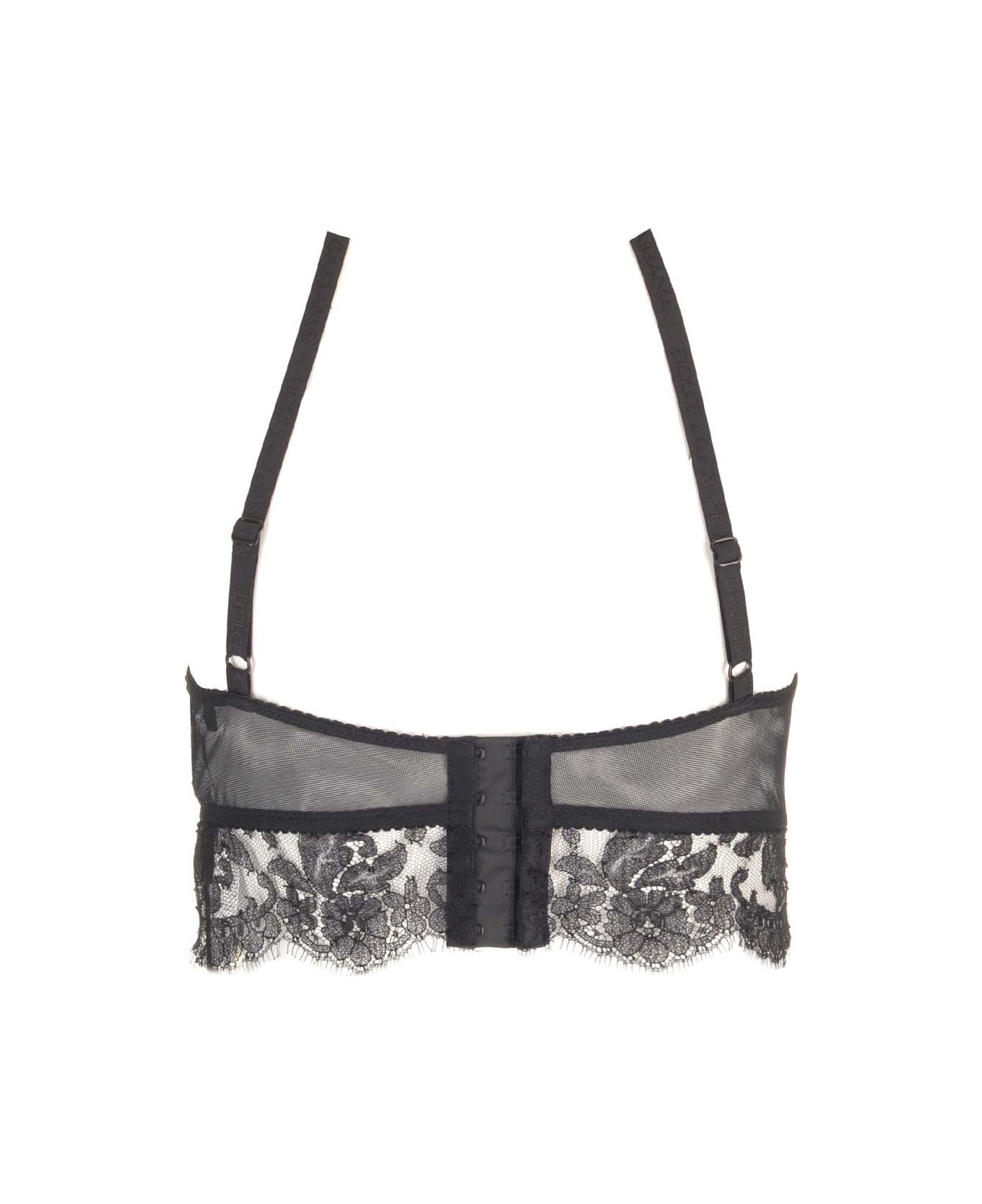 Dolce & Gabbana Lace Bustier Top - Black