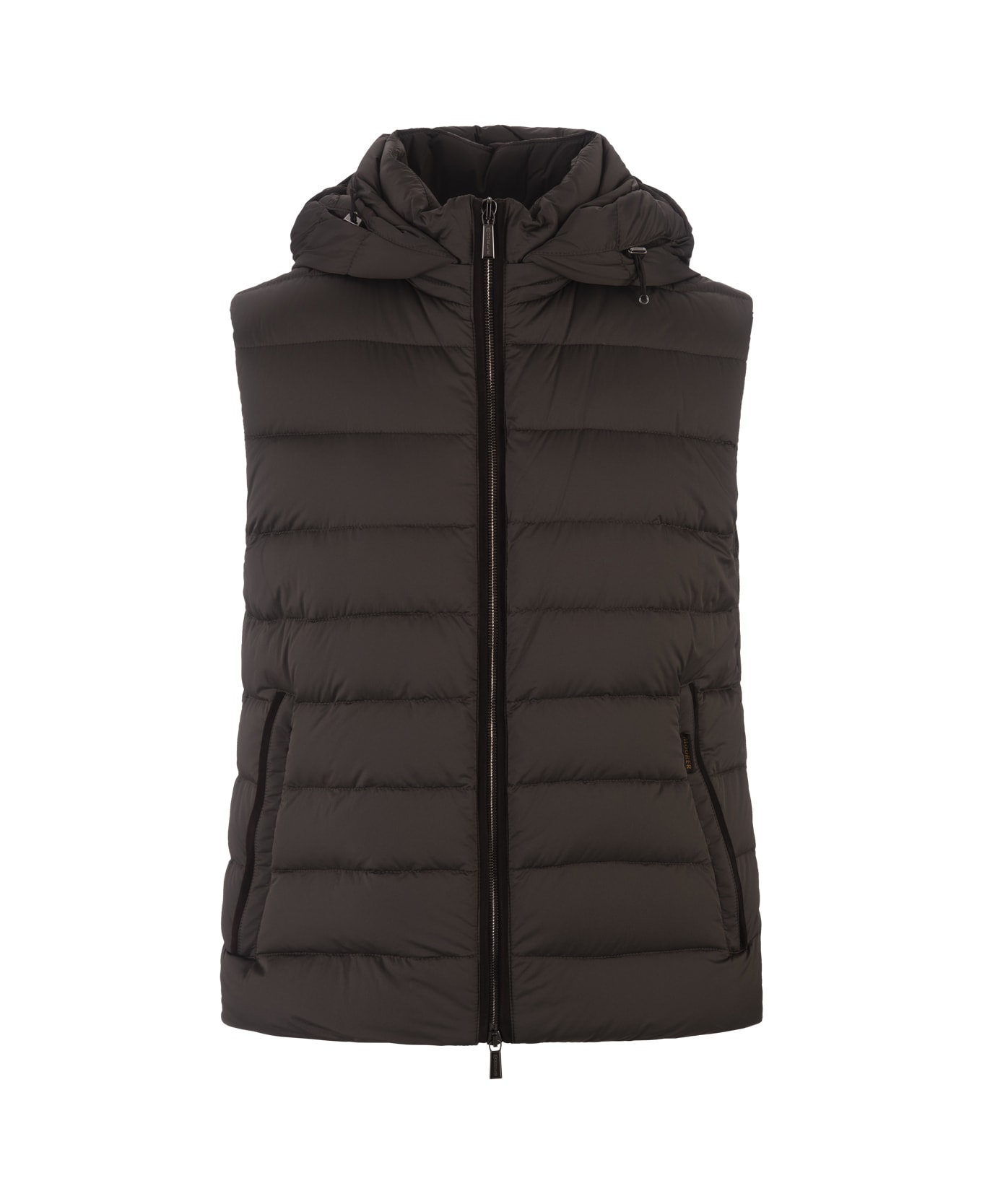 Moorer Febo-s3c Padded Vest In Military Green - Green