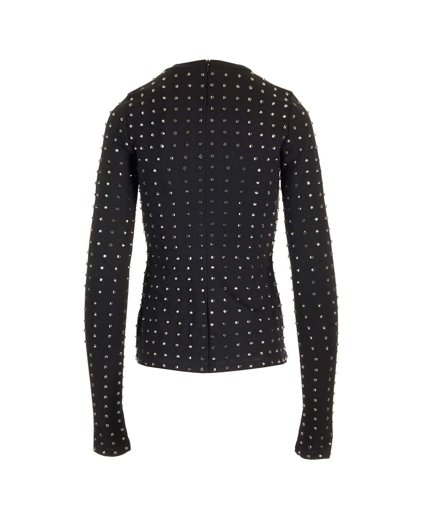 SportMax 
negus
 Long Sleeve T-shirt - BLACK