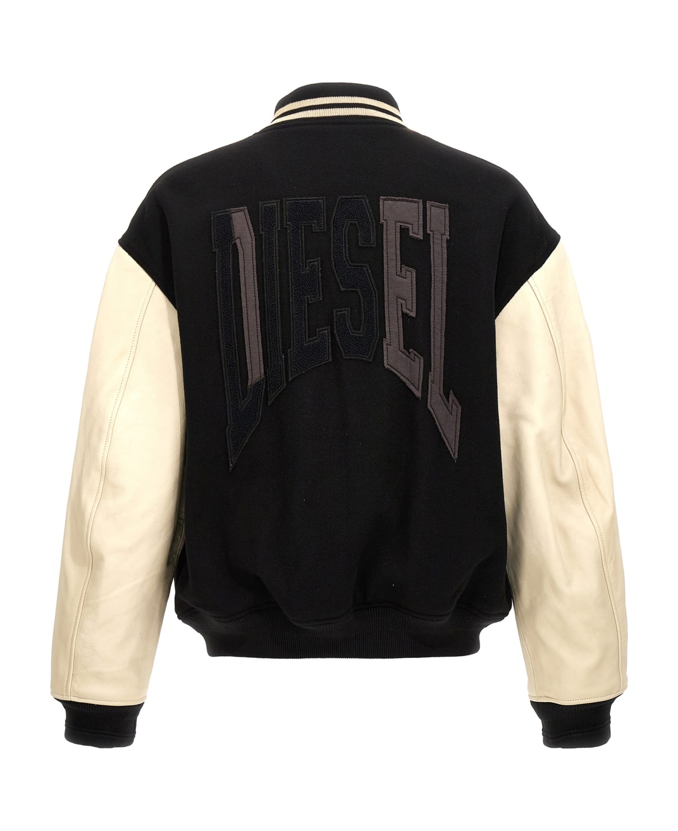 Diesel 
l-nyman
 Bomber Jacket - White/Black