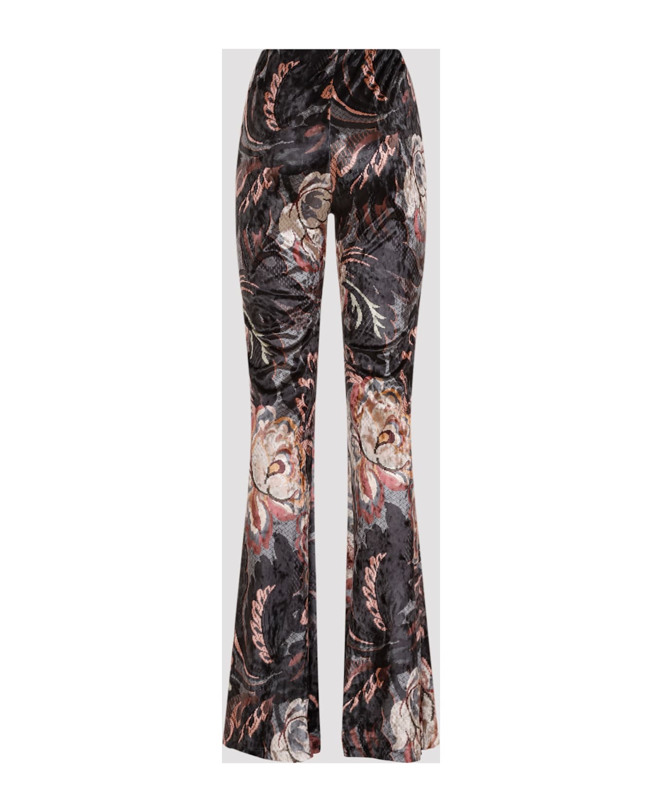 Etro Flared Pants - Print Grey