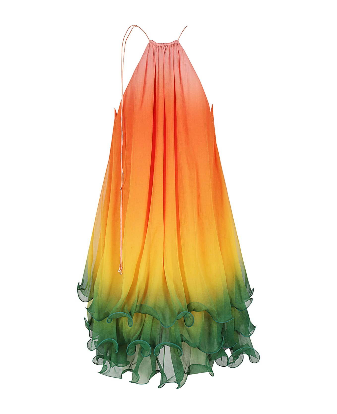 Casablanca Gradient Cocktail Dress - Rainbow Gradient