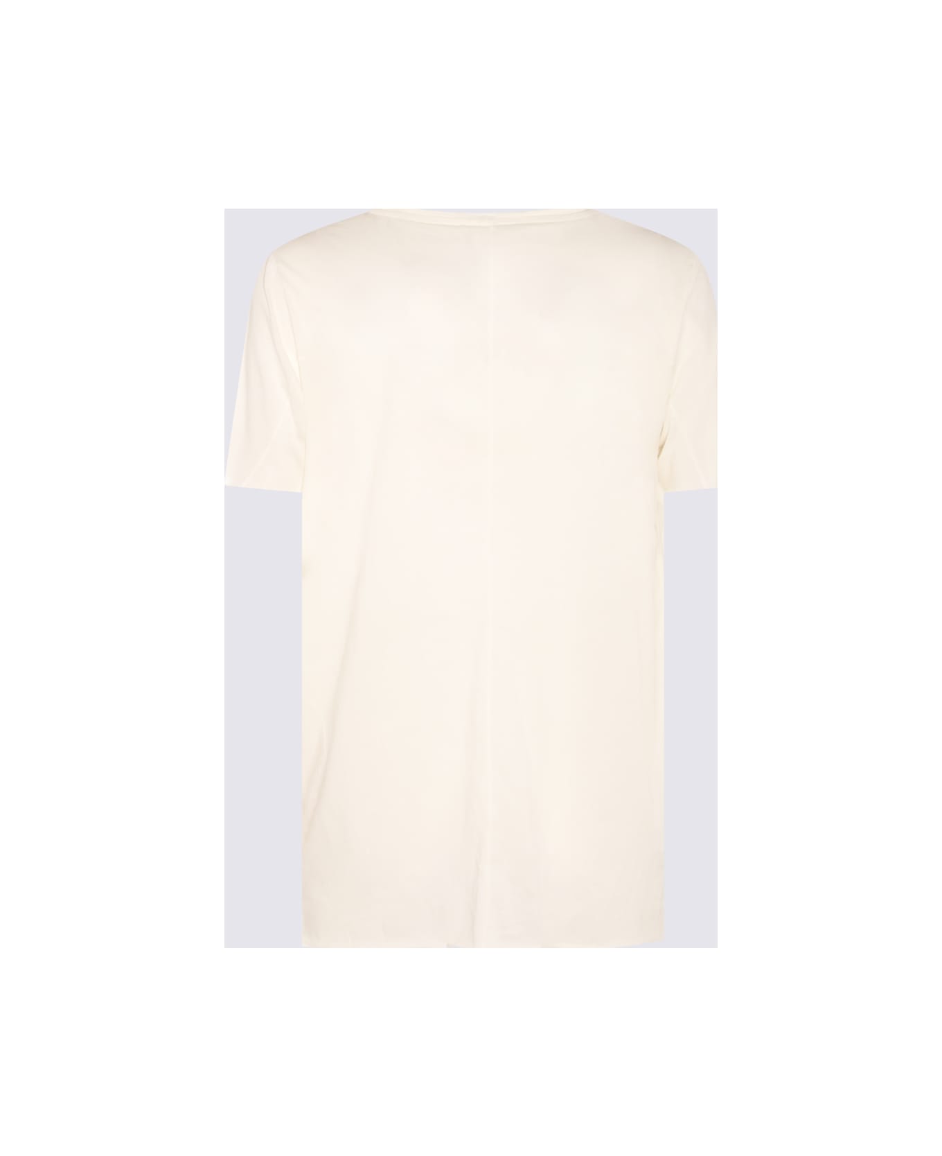 Thom Krom Cream Cotton T-shirt - White シャツ
