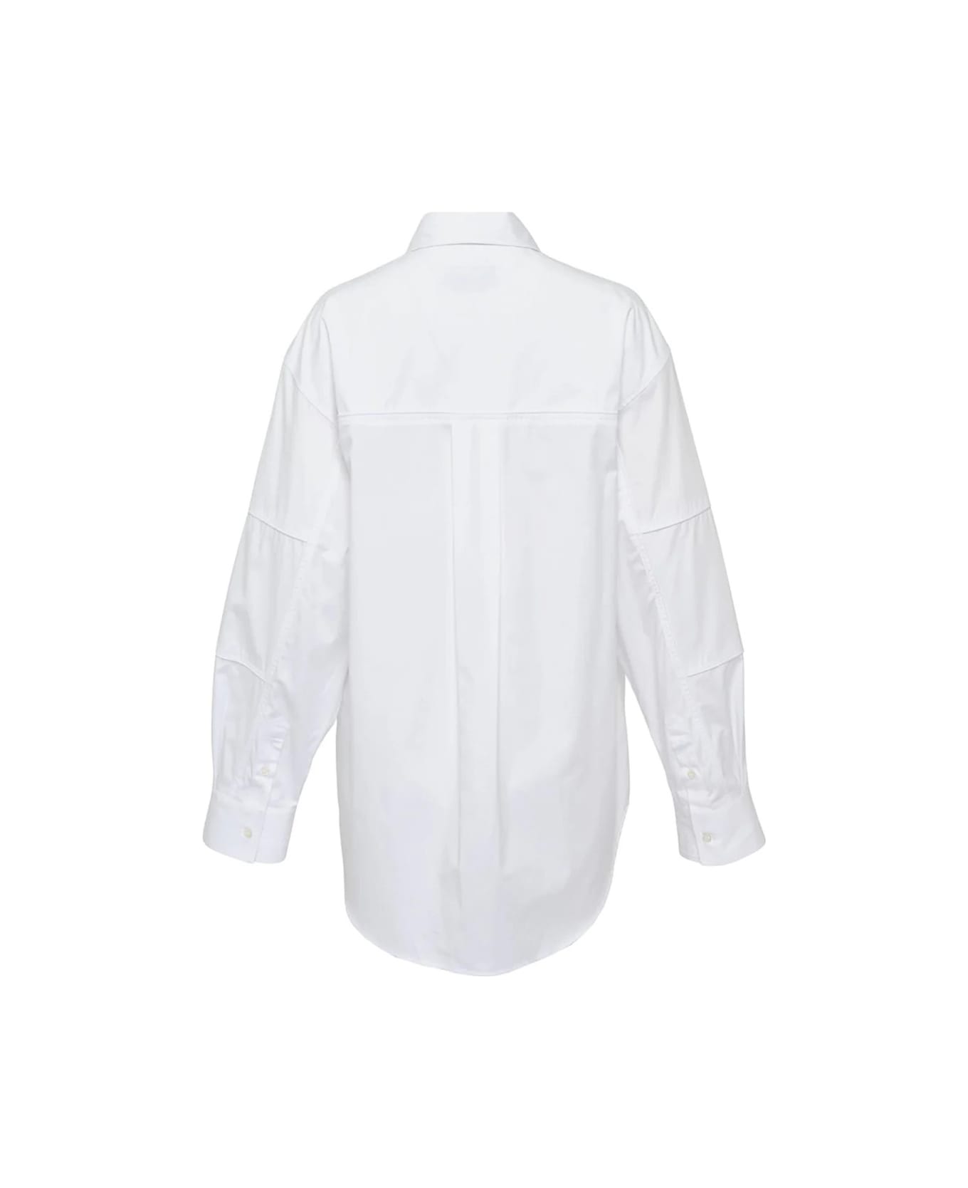 MSGM Shirt With Logo - WHITE