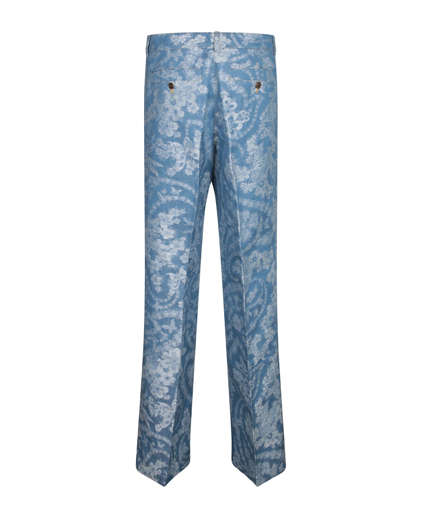 Etro Blue Paisley Jeans - Blue
