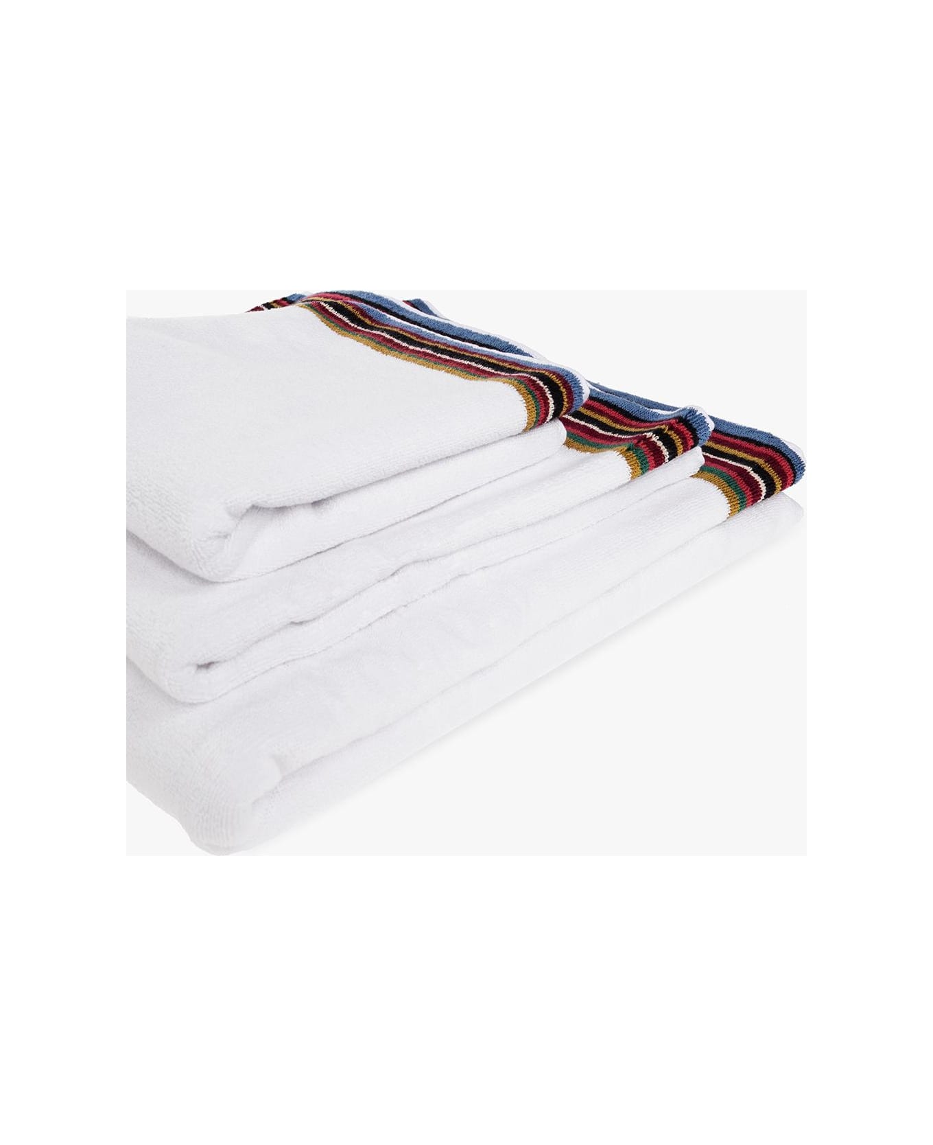 Paul Smith Set Of 3 Towels - WHITE タオル