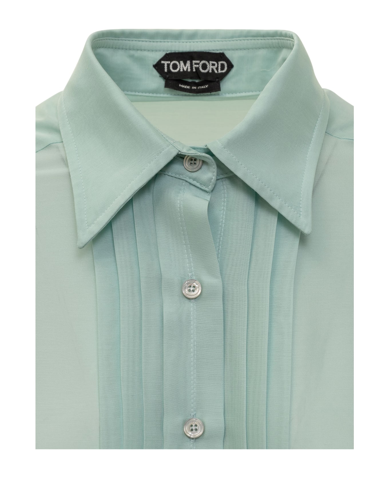 Tom Ford Silk Shirt - BLUE