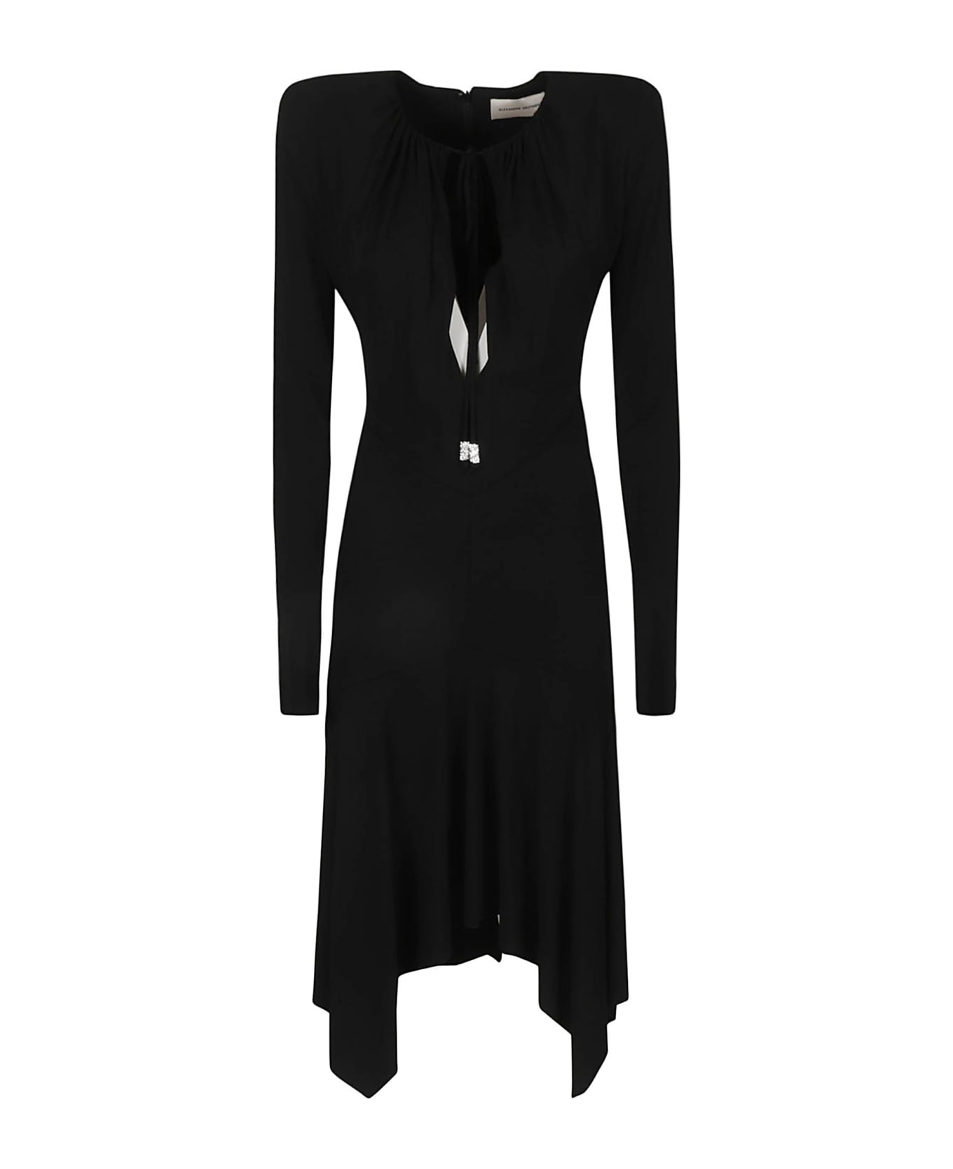 Alexandre Vauthier Long-sleeved Mini Dress - Black