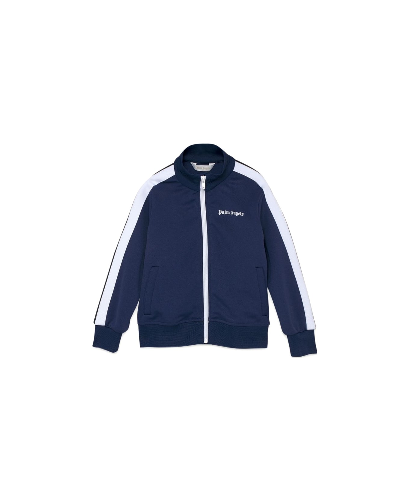 Palm Angels Giacca Sportiva Con Logo - BLUE