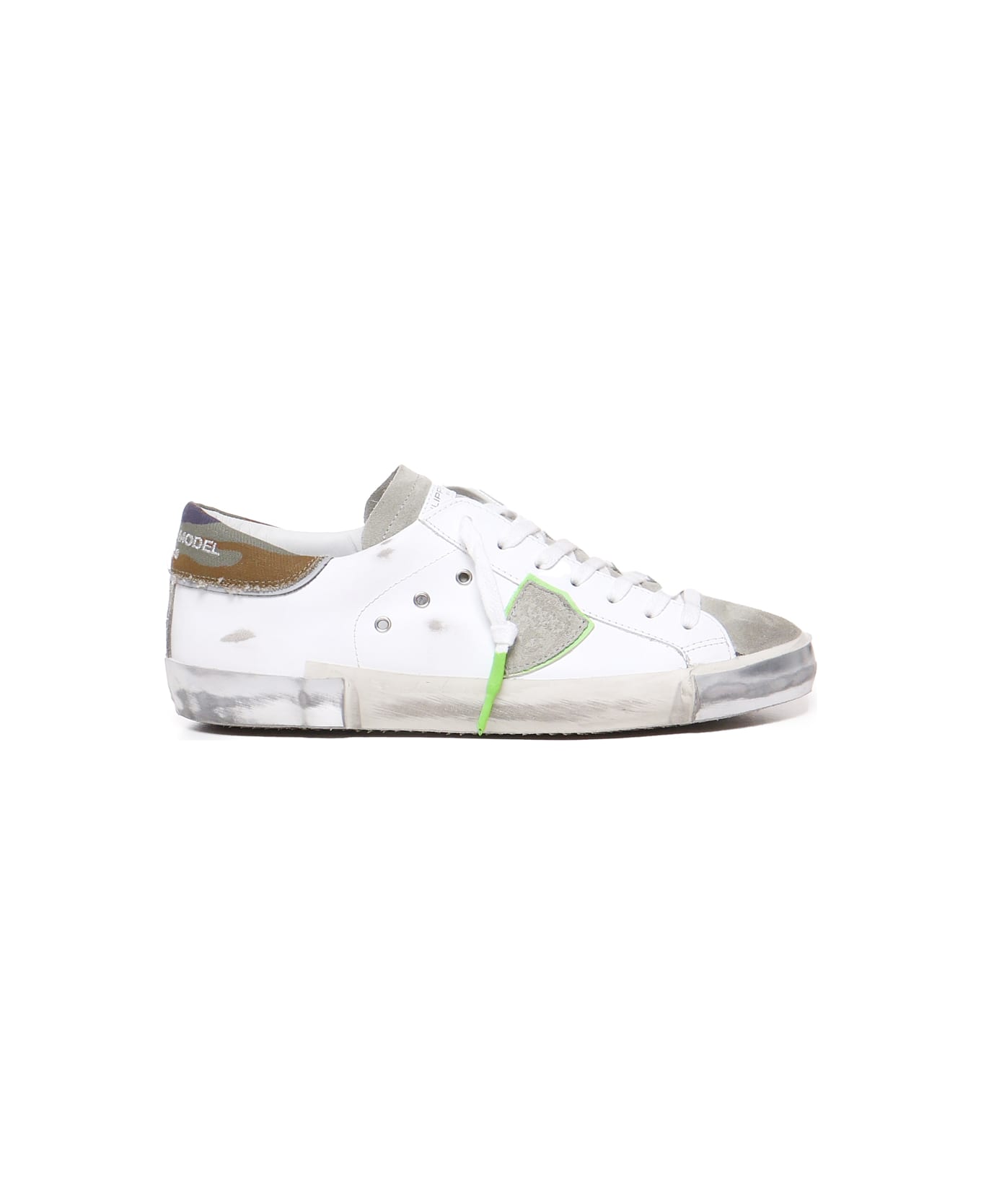 Philippe Model Paris Logo-patch Sneakers - White