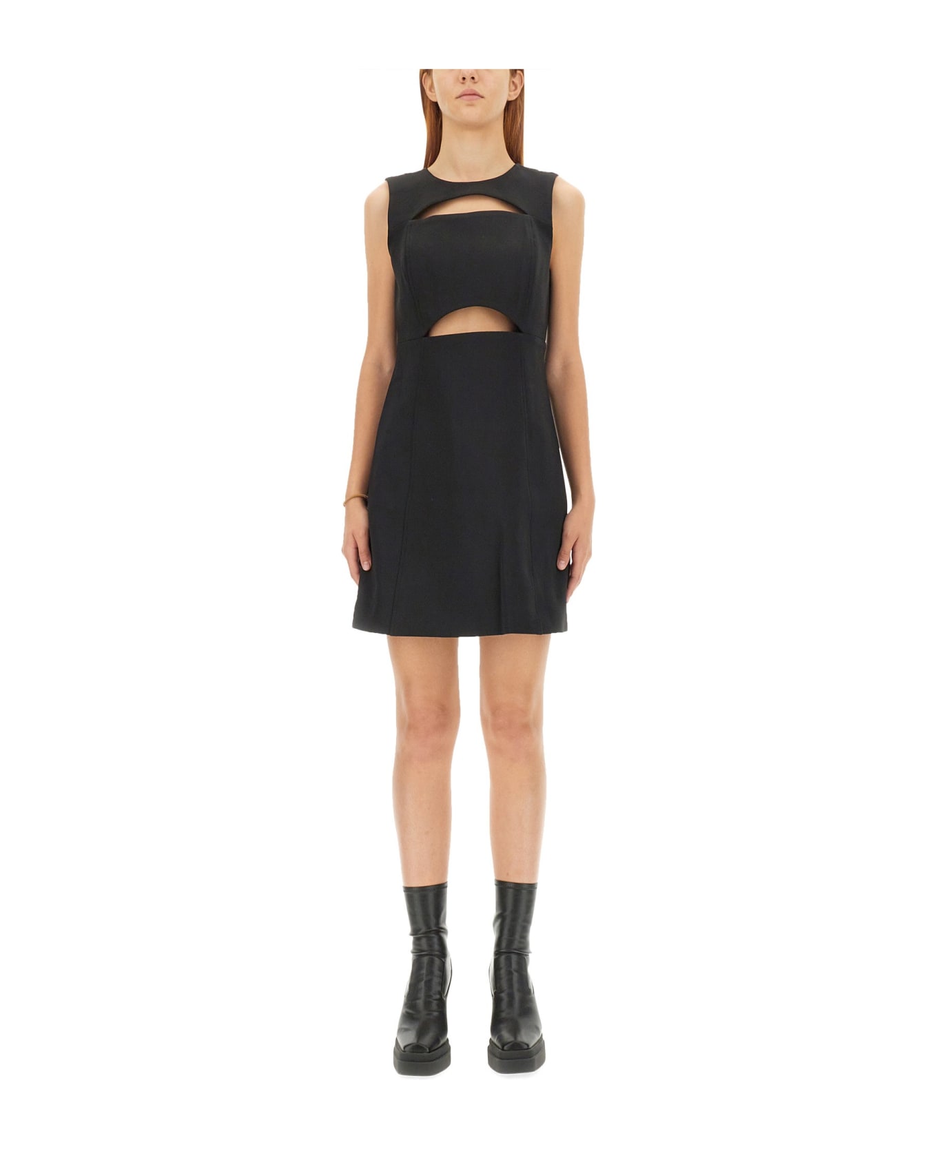 MICHAEL Michael Kors Cutout Mini Dress - Black ワンピース＆ドレス