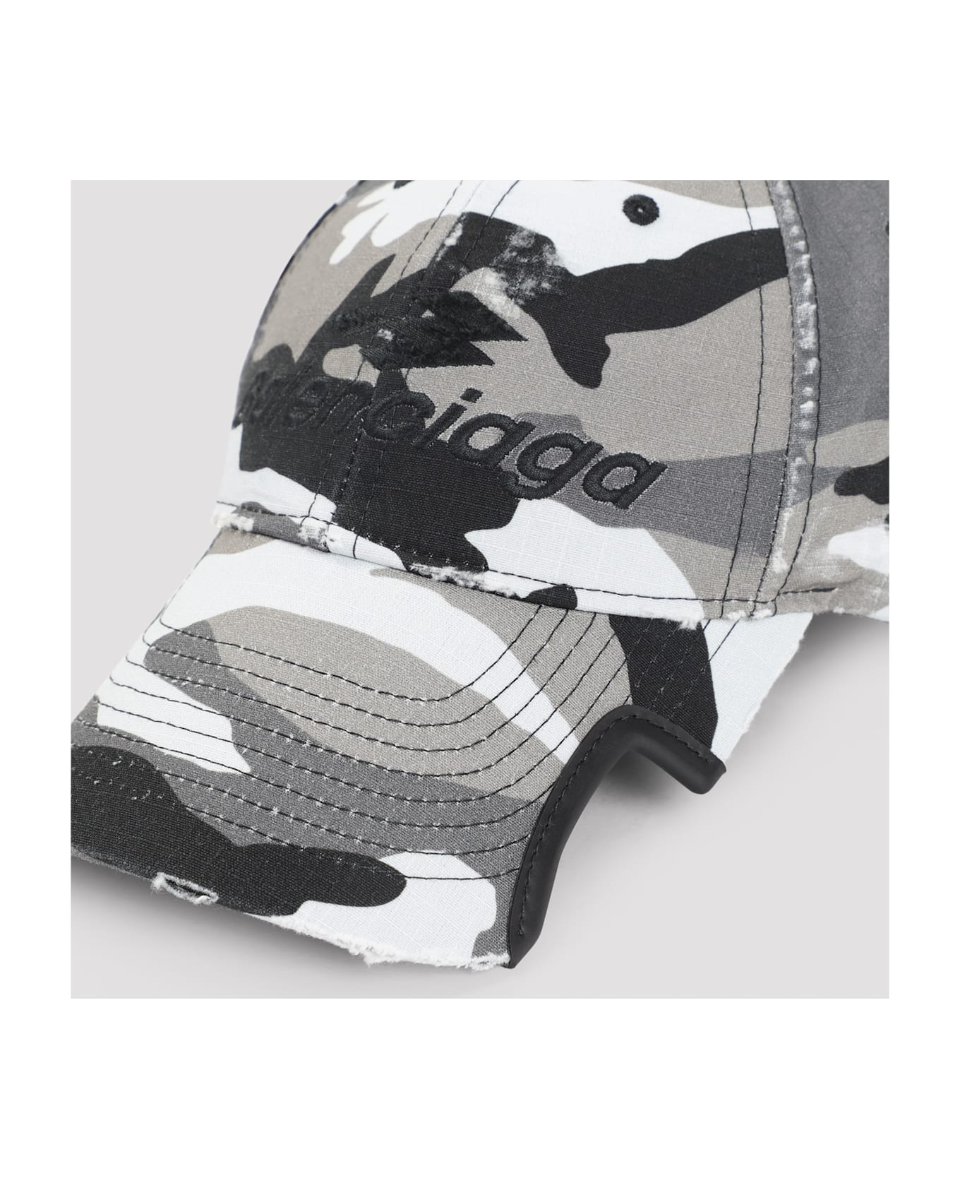 Balenciaga Camo Hat - Grey Black