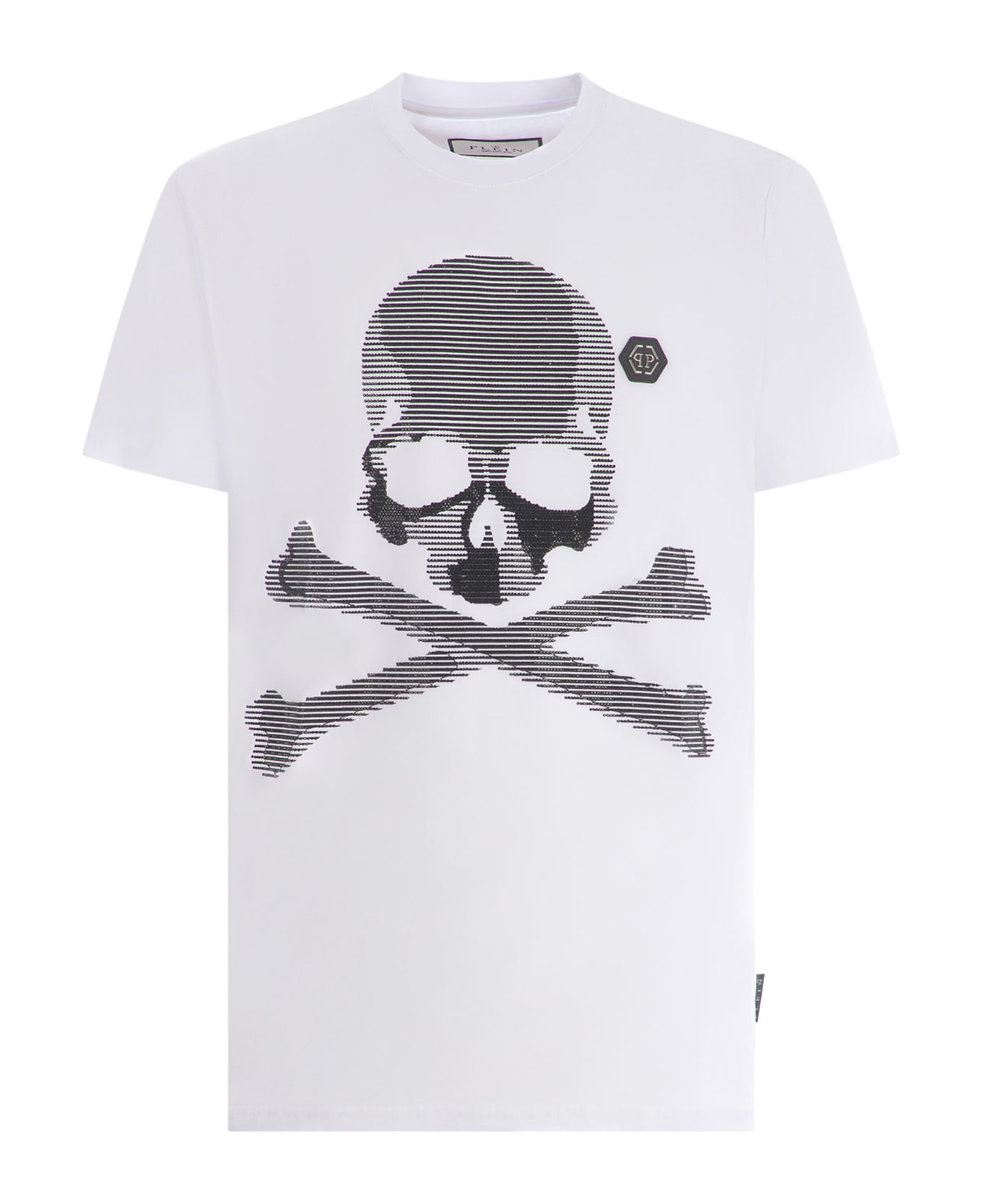 Philipp Plein T-shirt Philipp Plein "skull" In Cotton - Bianco