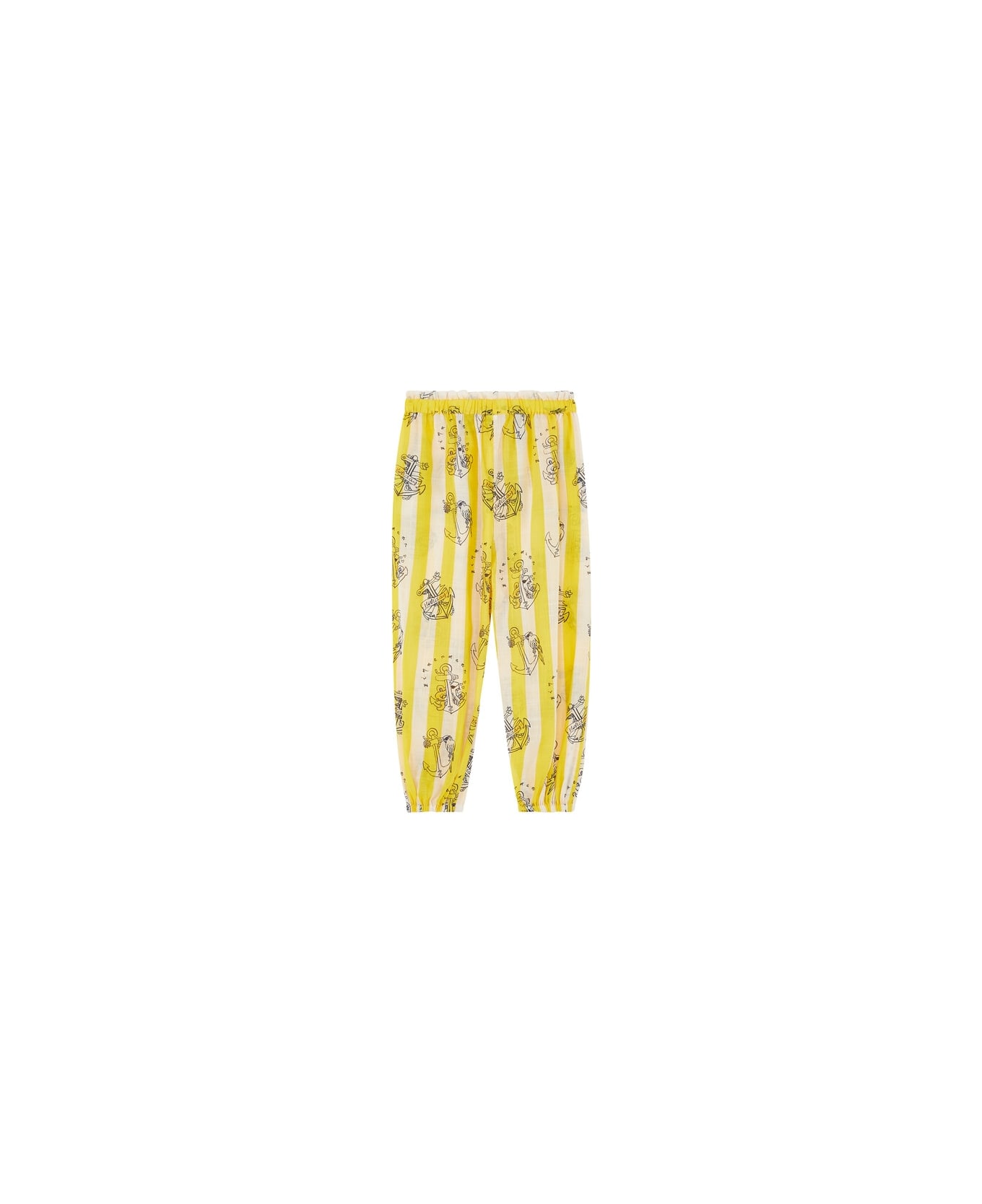 Zimmermann Pantaloni Con Stampa - Yellow