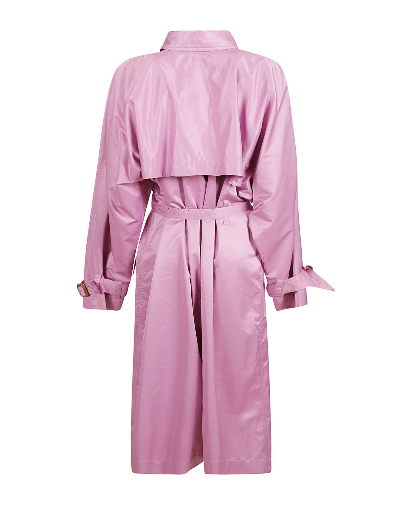 Isabel Marant Lilac Polyester Blend Oversize Edenna Trench Coat - Lilac