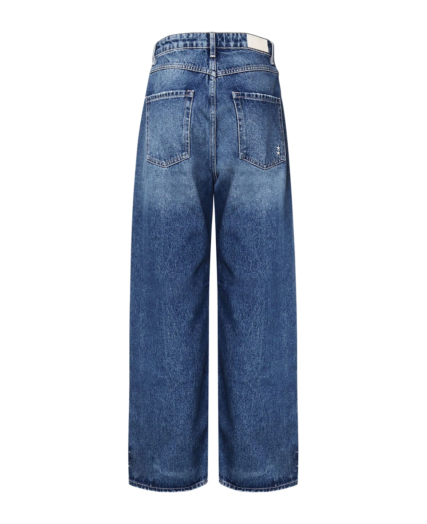 Icon Denim Rose Cotton Denim Jeans - Denim
