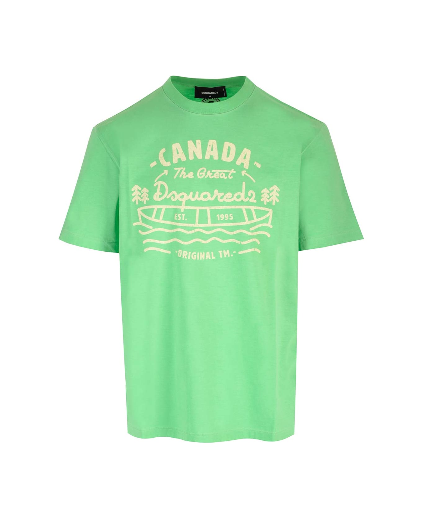 Dsquared2 Logo Print T-shirt - Green
