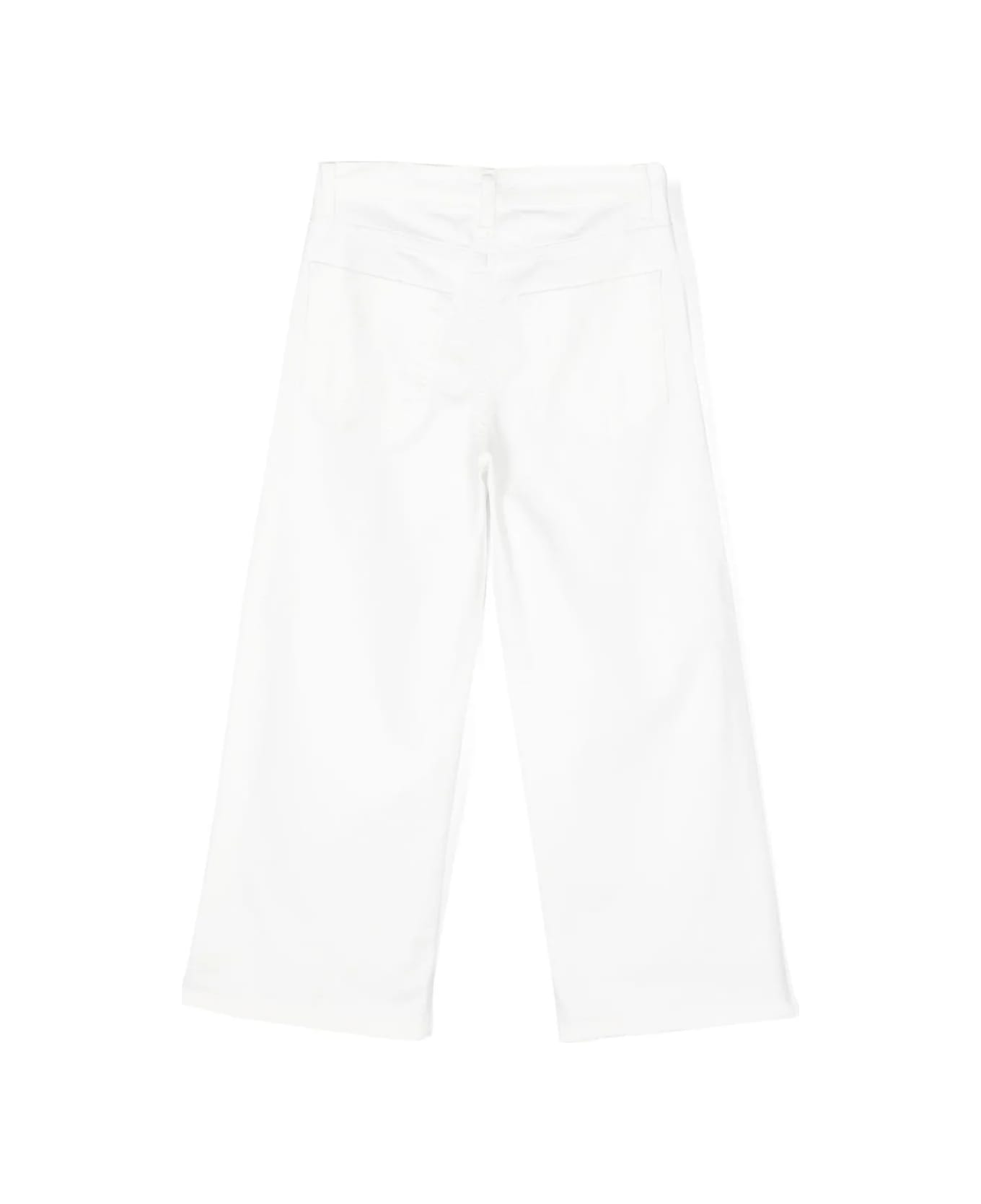 Miss Grant Jeans A Gamba Ampia - White