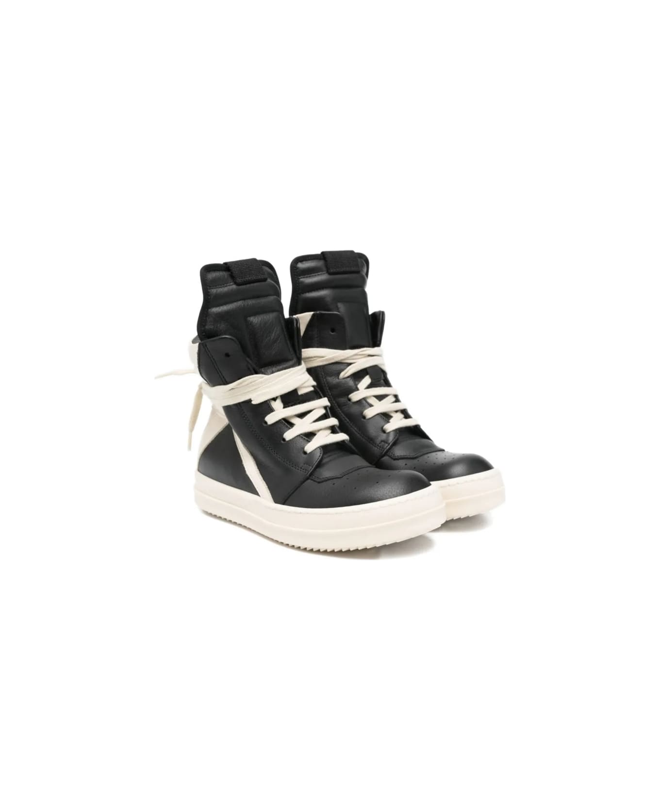 Rick Owens Leather Shoes - BLACK