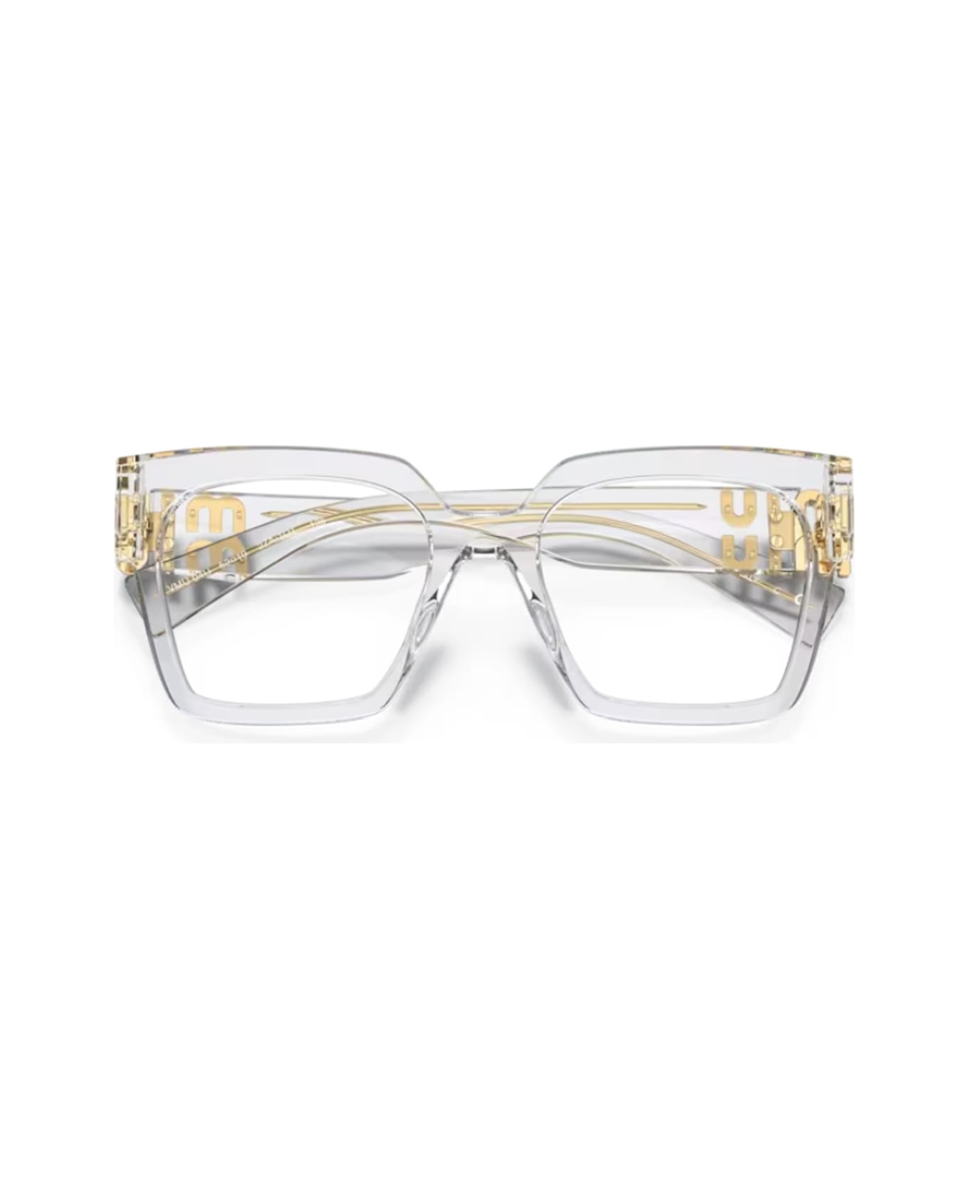 Miu Miu 0mu 04uv 2az1o1 Cristallo Glasses - Trasparente