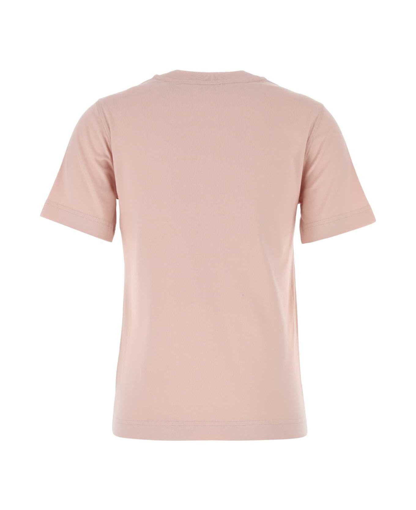 Burberry Pink Cotton T-shirt - BOUQUET