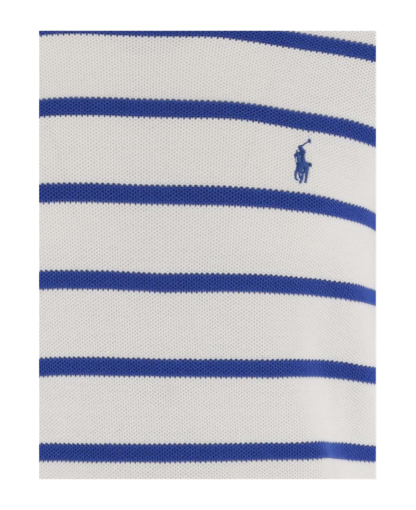 Polo Ralph Lauren Cotton Pullover With Striped Pattern And Logo - Red