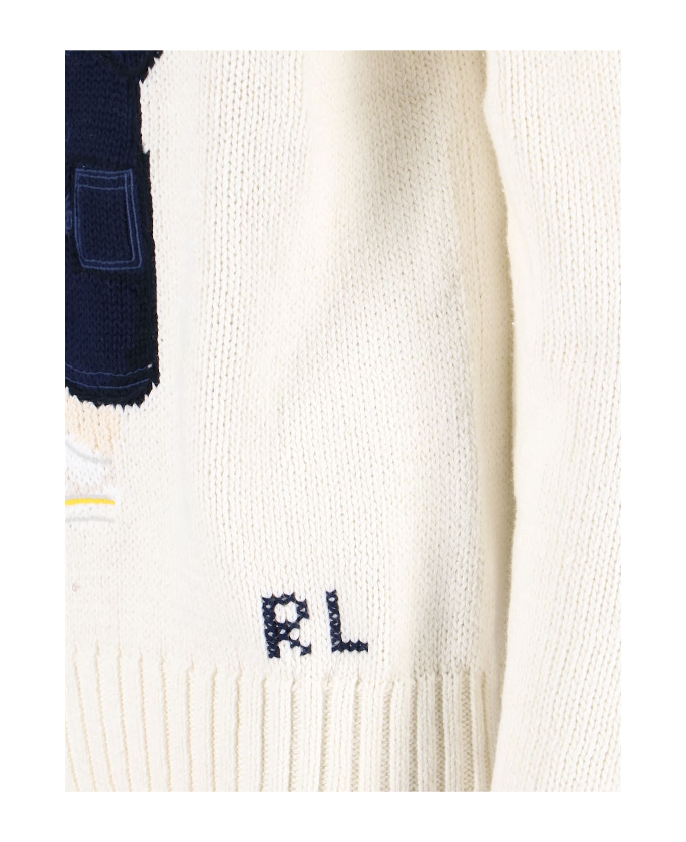 Polo Ralph Lauren Logo Hoodie - Cream