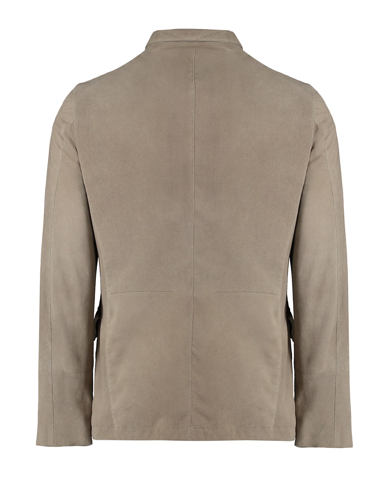 Moorer Tebaldo Leather Jacket - Beige