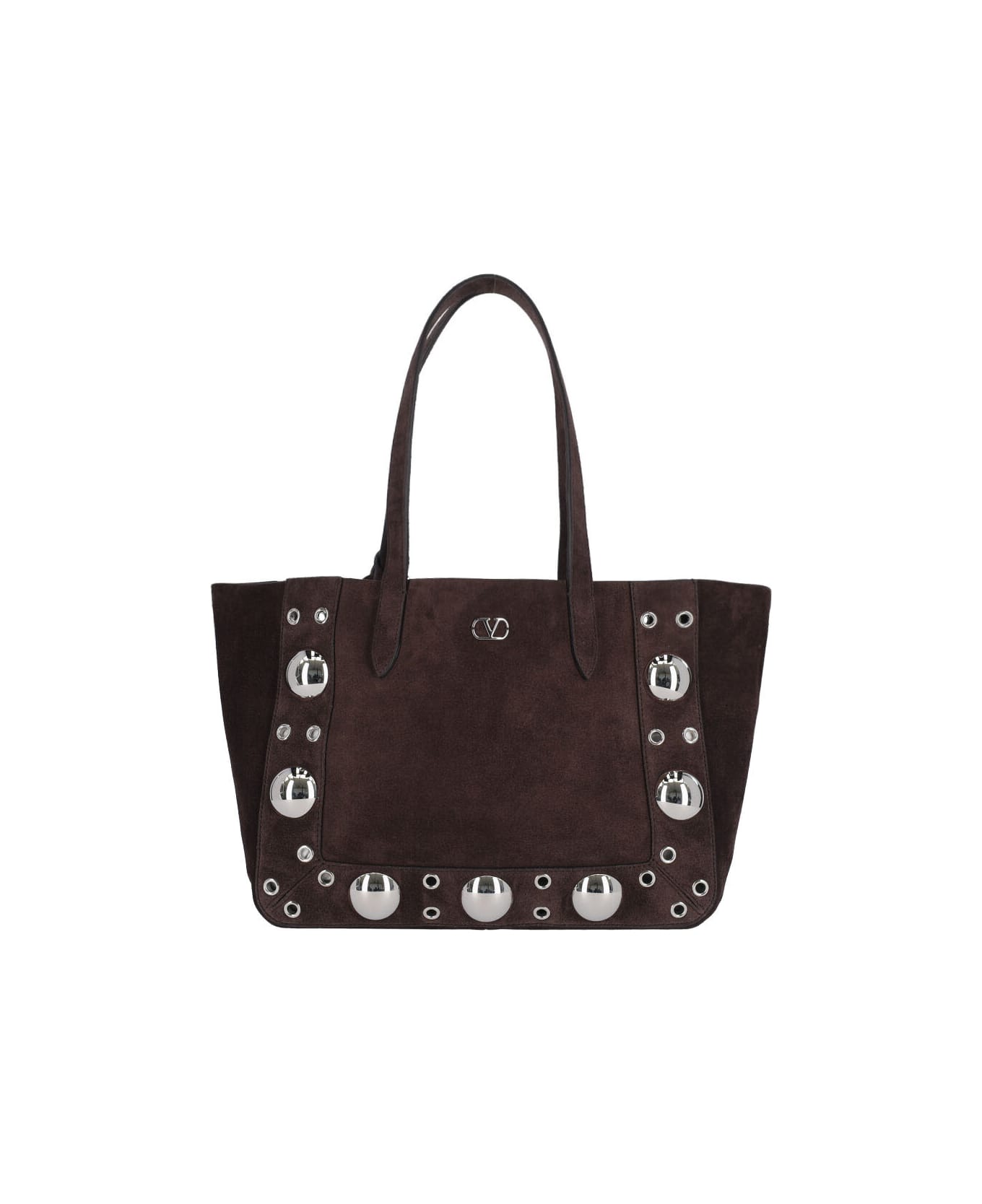 Valentino Garavani 
nellcôte
 Small Tote Bag - Brown