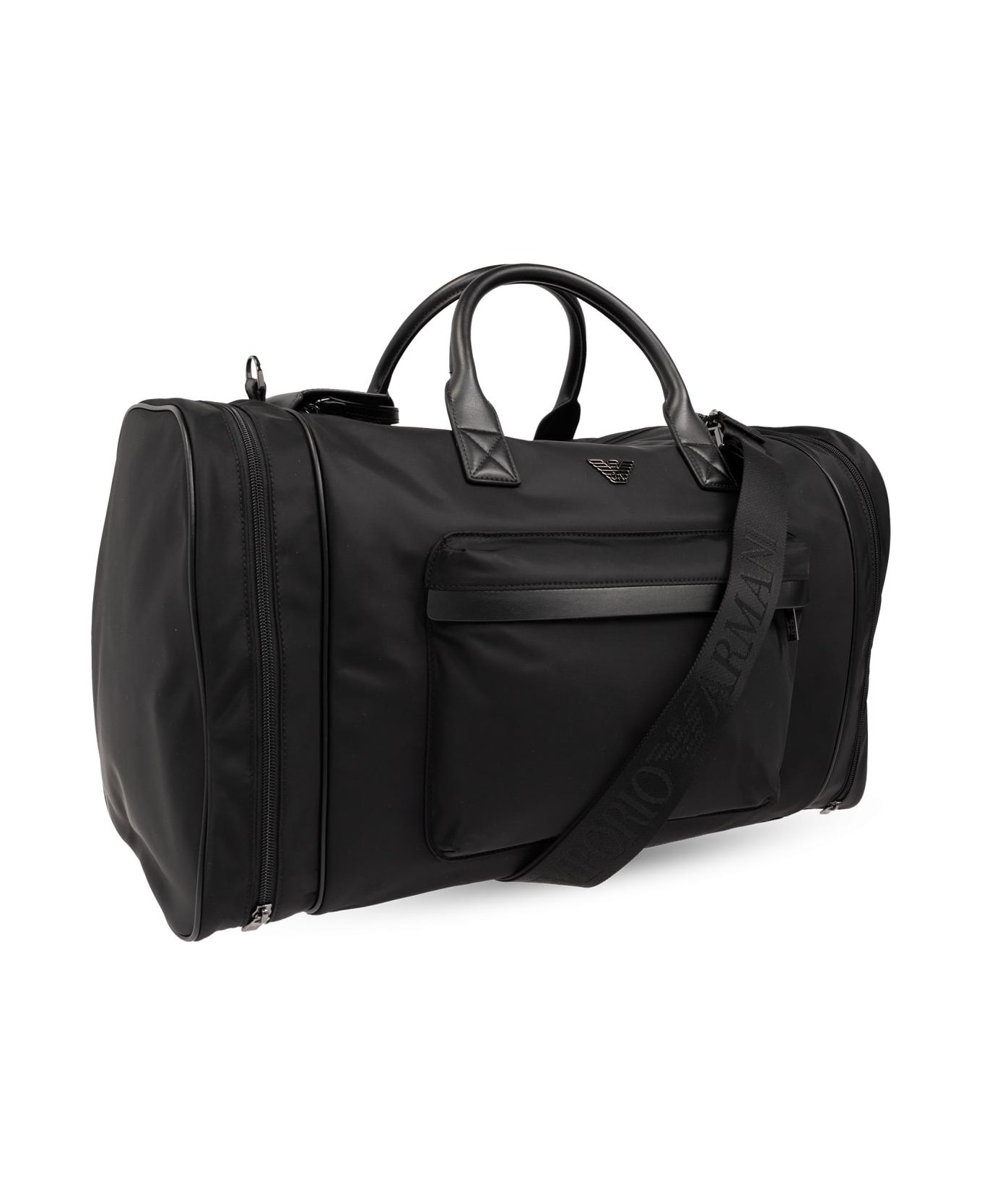 Emporio Armani 'sustainability' Collection Travel Bag - Nero