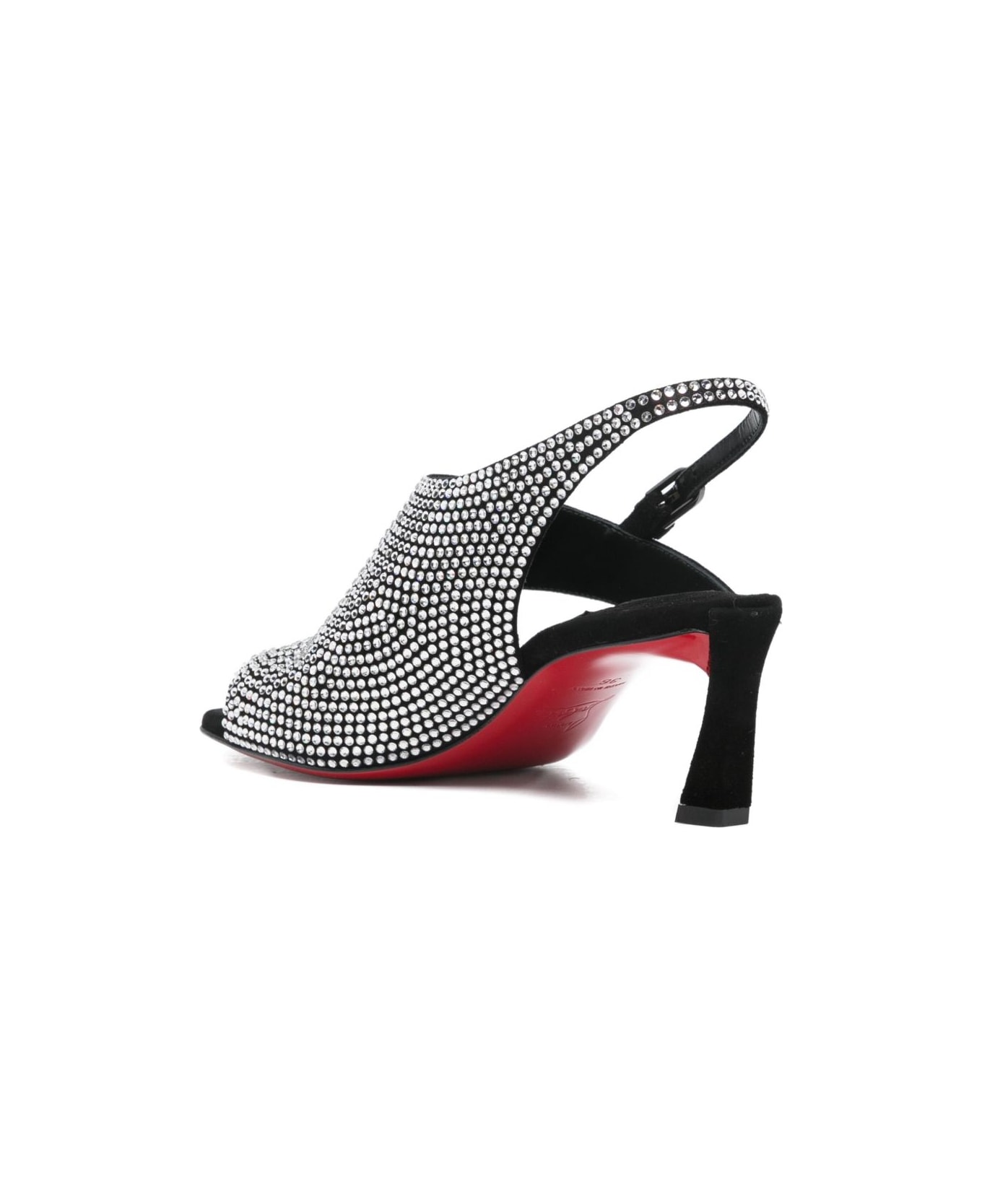 Christian Louboutin Viva Condora Strass Sandals - Black