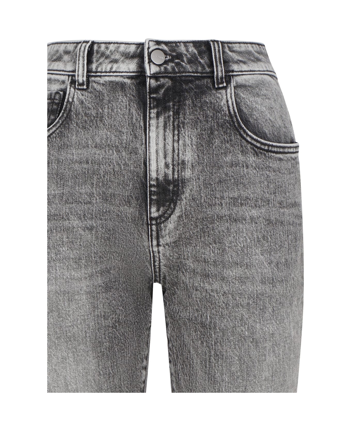 Icon Denim Vintage Effect Jeans - Grey