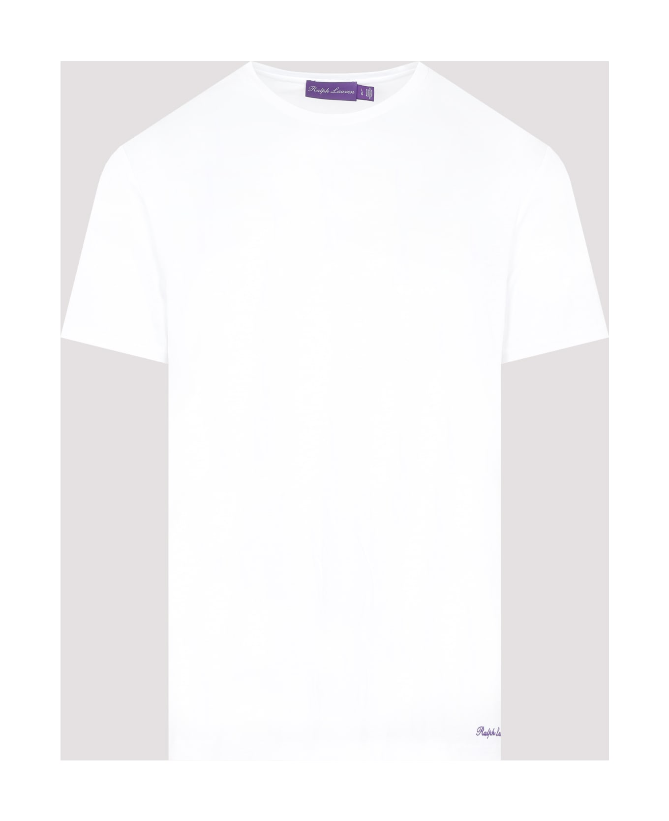 Ralph Lauren Embroidered Logo T-shirt - Classic White