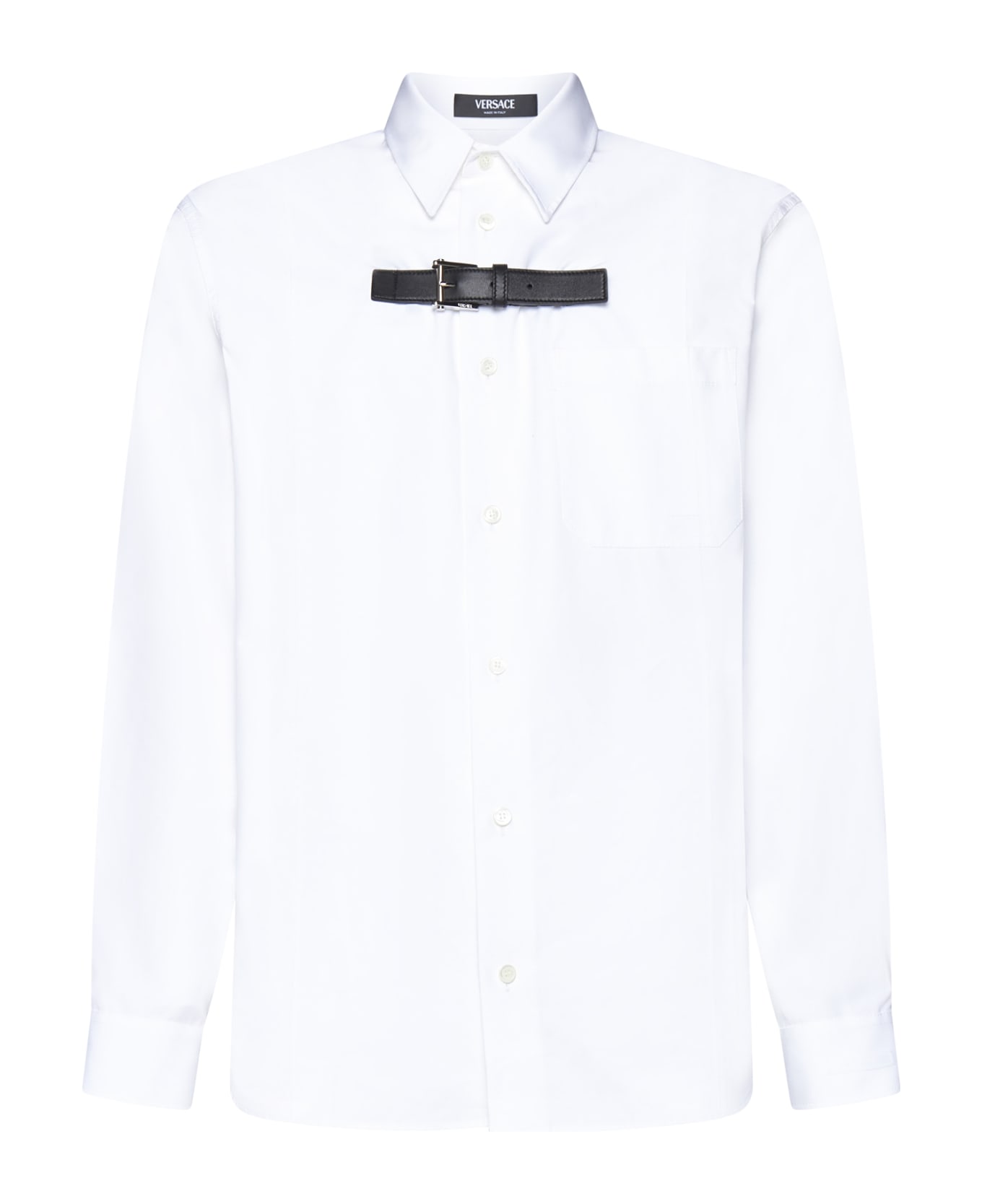 Versace White Cotton Shirt - White