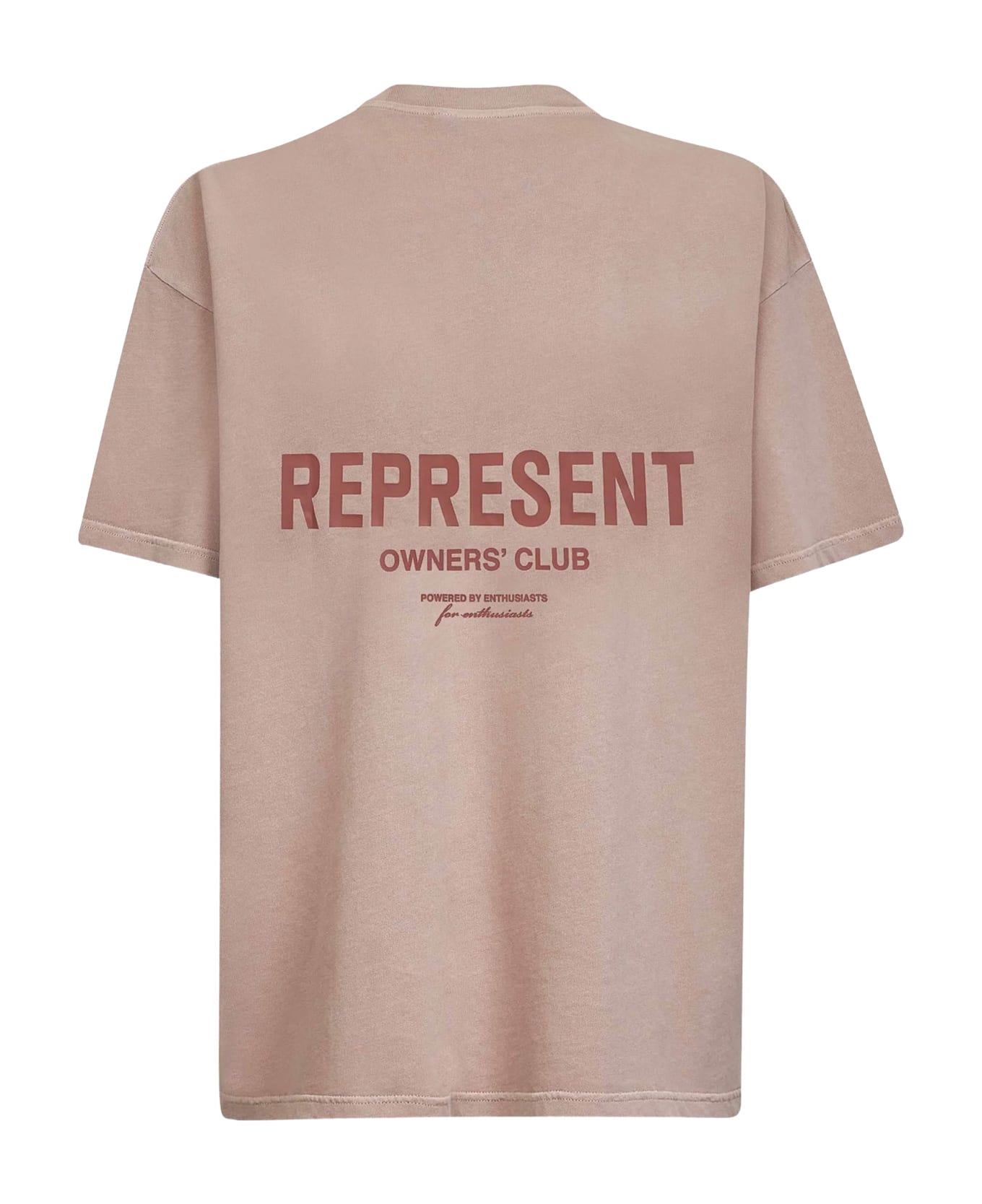 REPRESENT Cotton T-shirt - DUSTY MAUVE