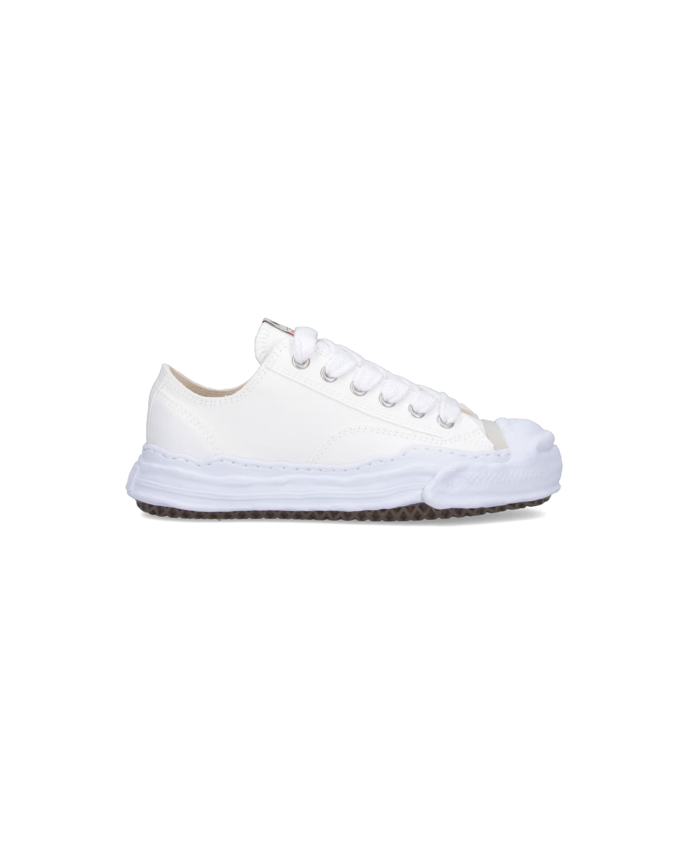 Mihara Yasuhiro 'og Hank' Low-top Sneakers - WHITE