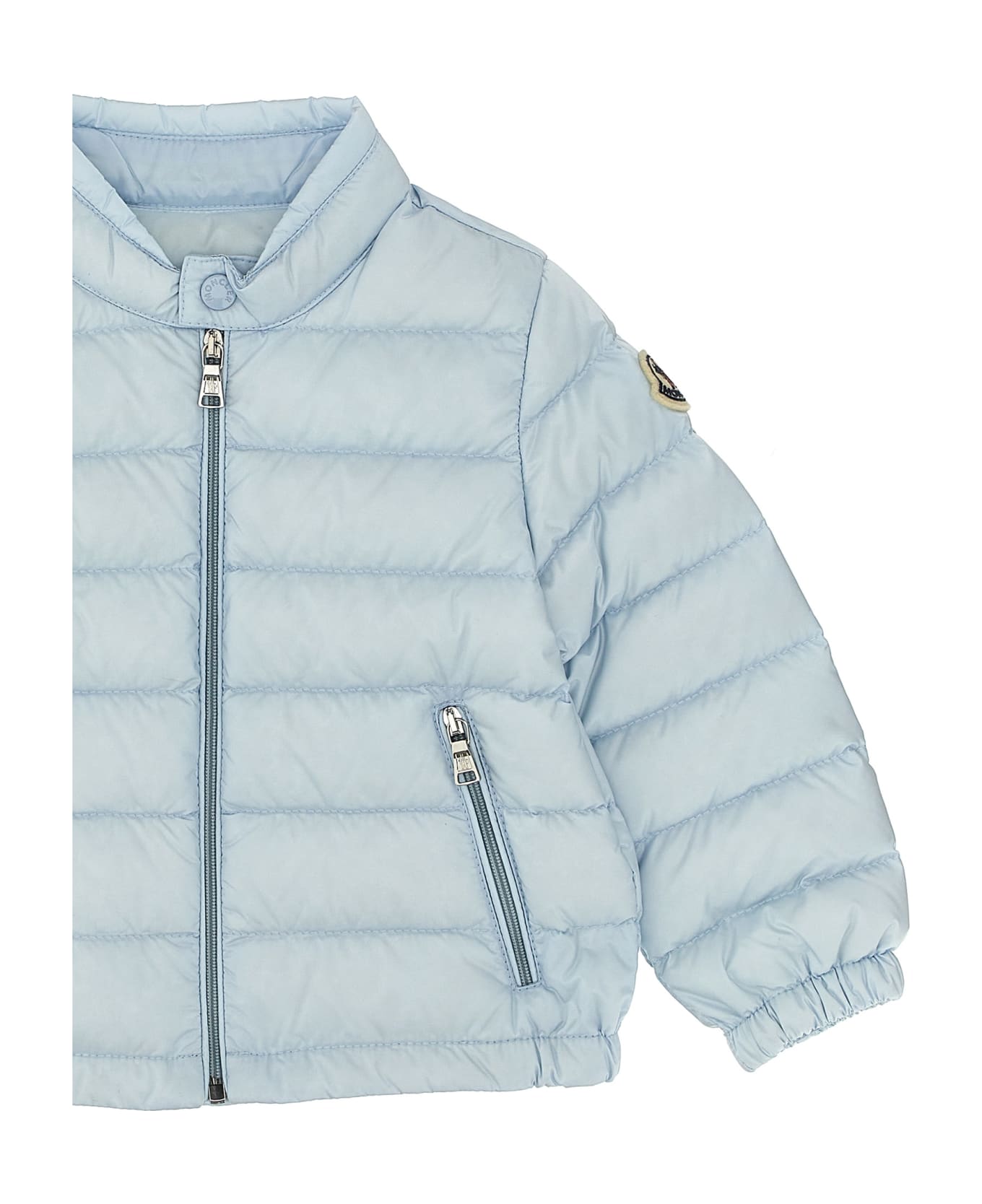 Moncler 'acorus' Down Jacket - Light Blue コート＆ジャケット