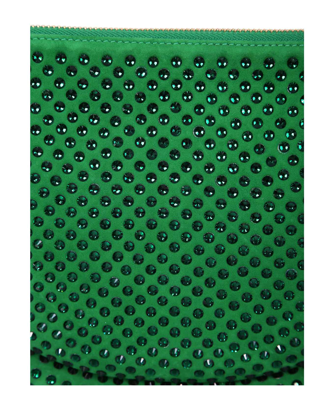 J.W. Anderson Green Suede Bumper-moon Shoulder Bag - Green